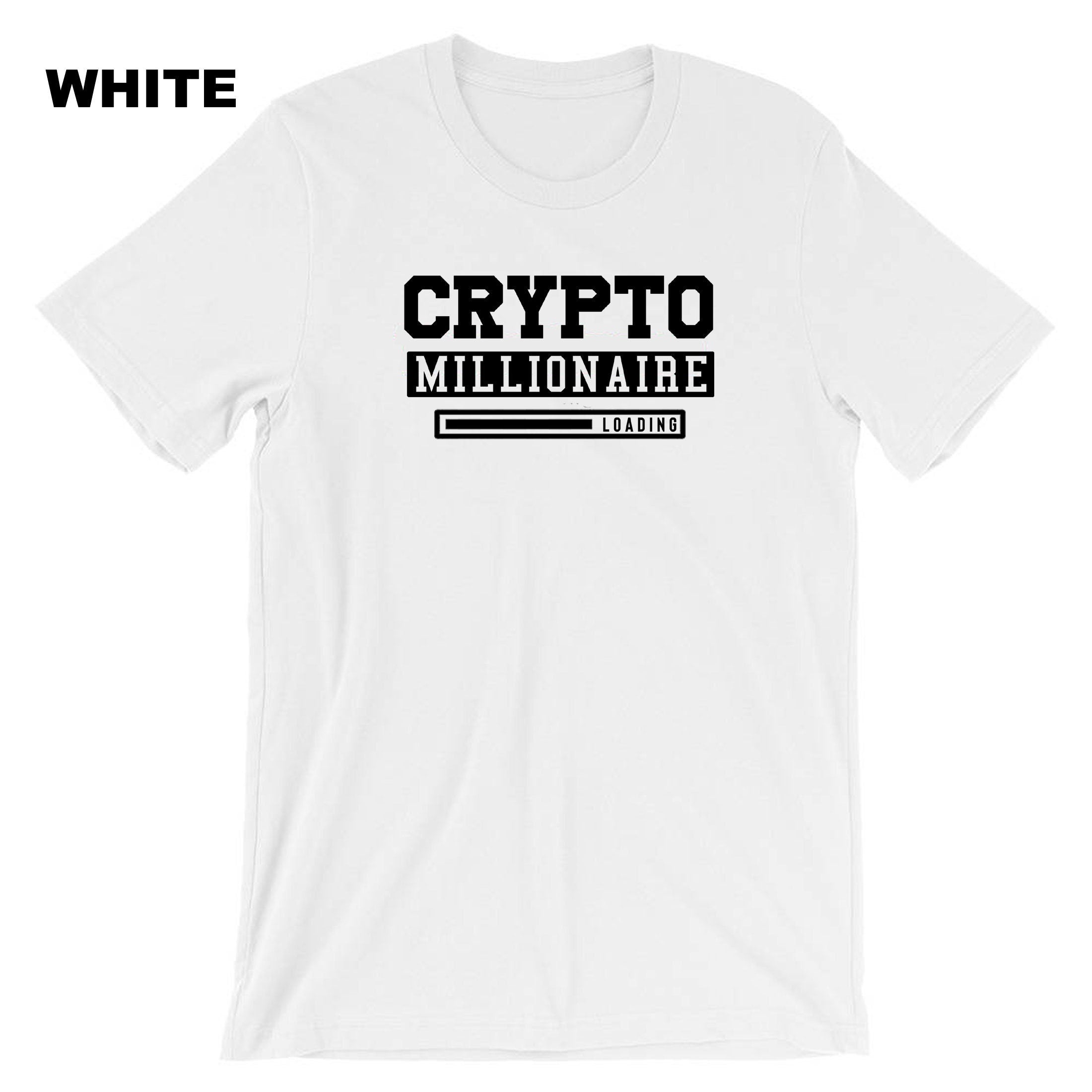 Funny Crypto Millionaire T-shirt Tshirt T shirt Tee Shirt Millionaire Any Day now Cryotp currency Trading gift mining Top Unisex Joke