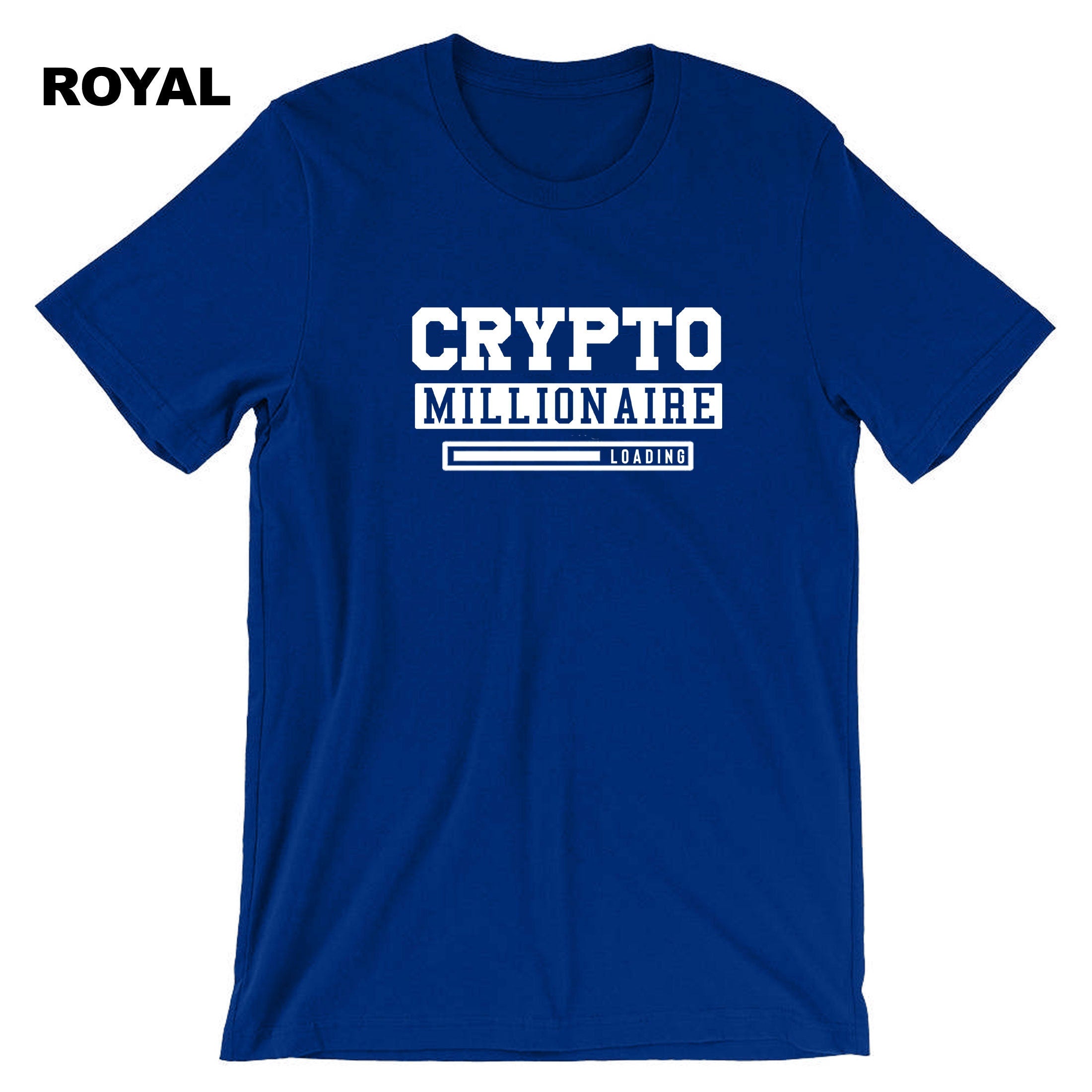 Funny Crypto Millionaire T-shirt Tshirt T shirt Tee Shirt Millionaire Any Day now Cryotp currency Trading gift mining Top Unisex Joke