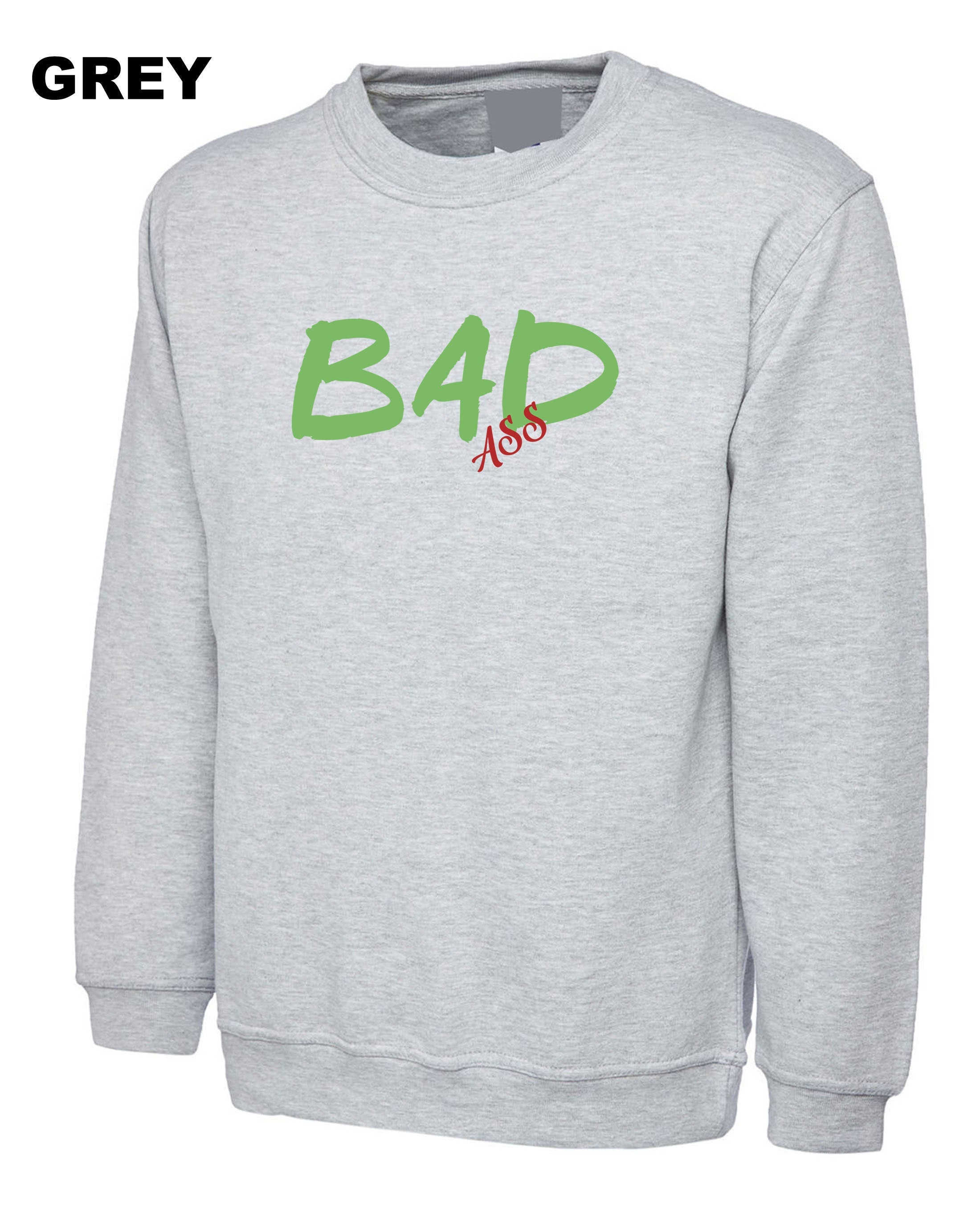 Badass Sweatshirt badass Jumper Cocky Cool and Hardcore, Badass tee, Funny Sweater shirt Cocky tee, Badass mom, Badass dad, Baseball shirt