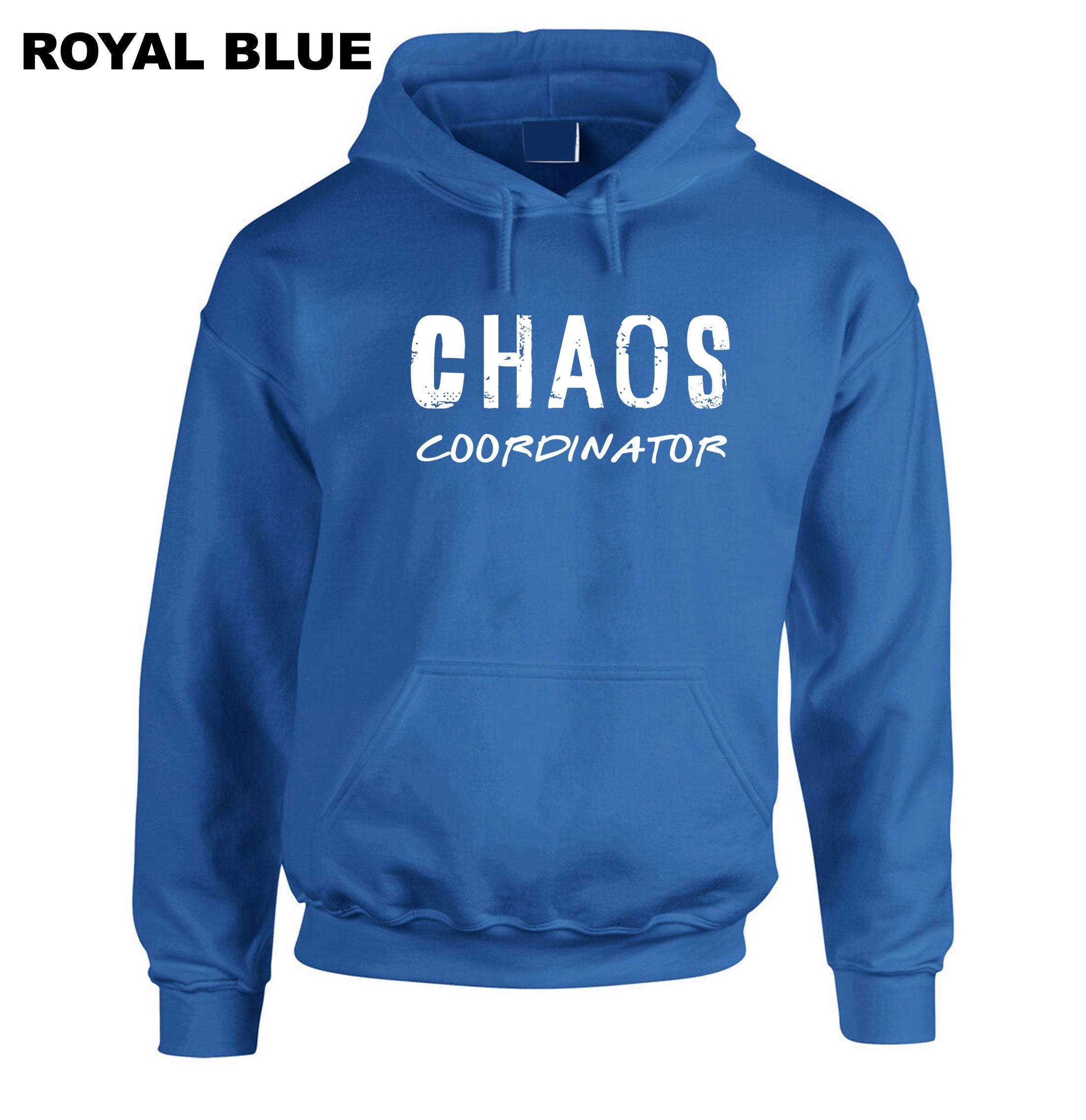 CHAOS coordinator Hoodie Hoody Hood Hooded Humor Funny Joke Gift for Mother Mother's Day Birthday Father's Day Super Mom Christmas