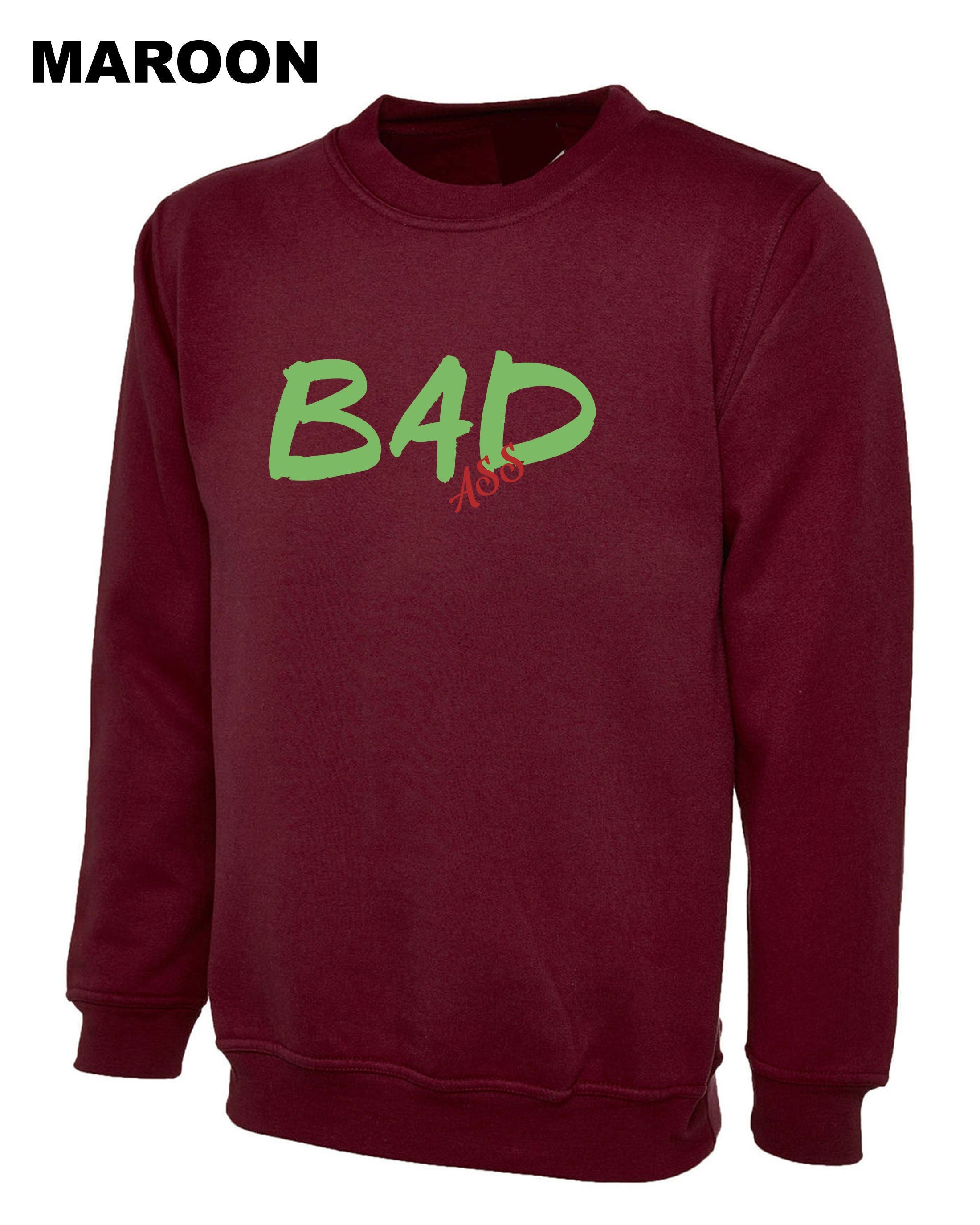 Badass Sweatshirt badass Jumper Cocky Cool and Hardcore, Badass tee, Funny Sweater shirt Cocky tee, Badass mom, Badass dad, Baseball shirt