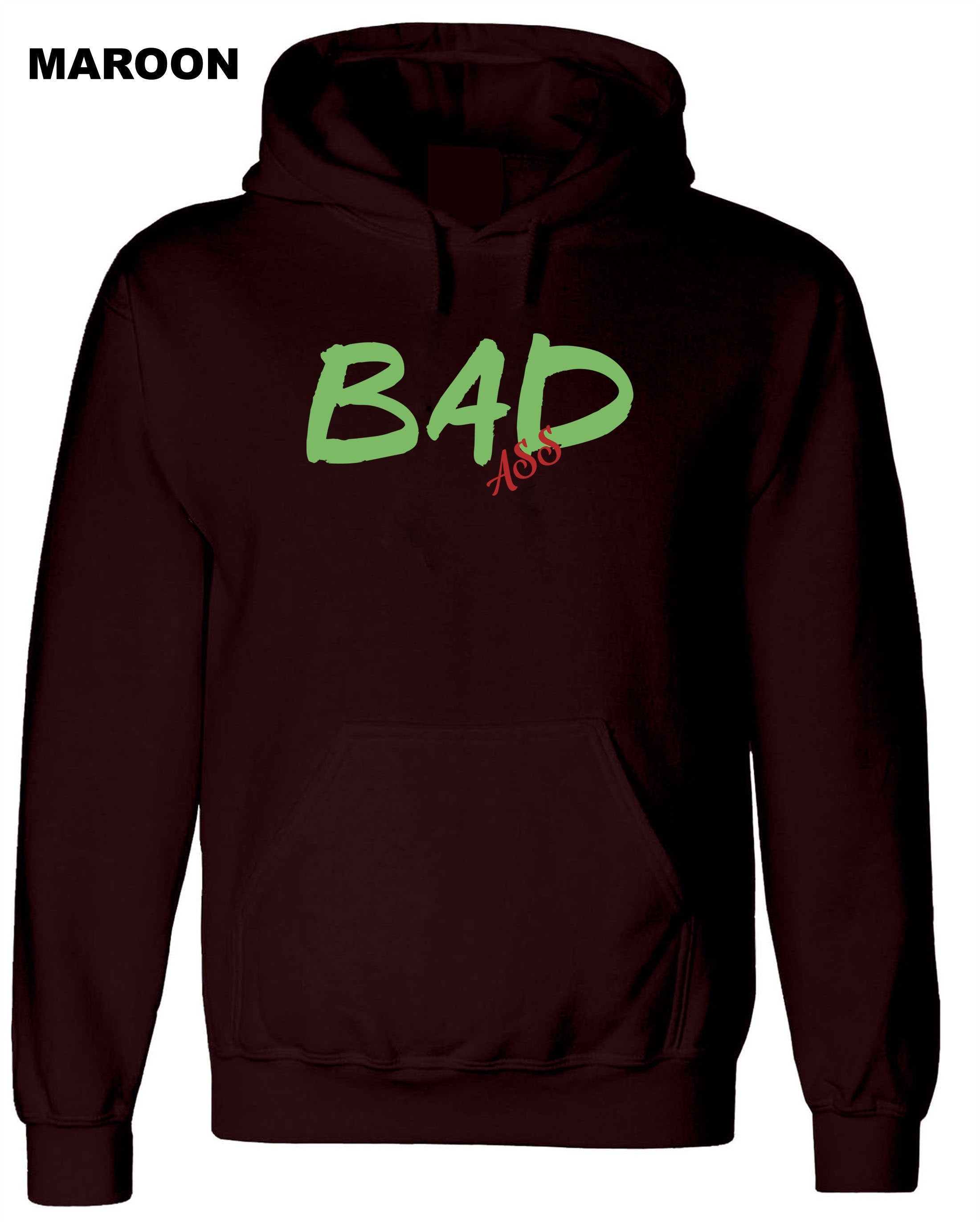 Badass Hoodie Hood badass Hoody Cocky Cool and Hardcore, Badass , Funny Hooded Cocky  Badass mom, Badass dad, Baseball shirt