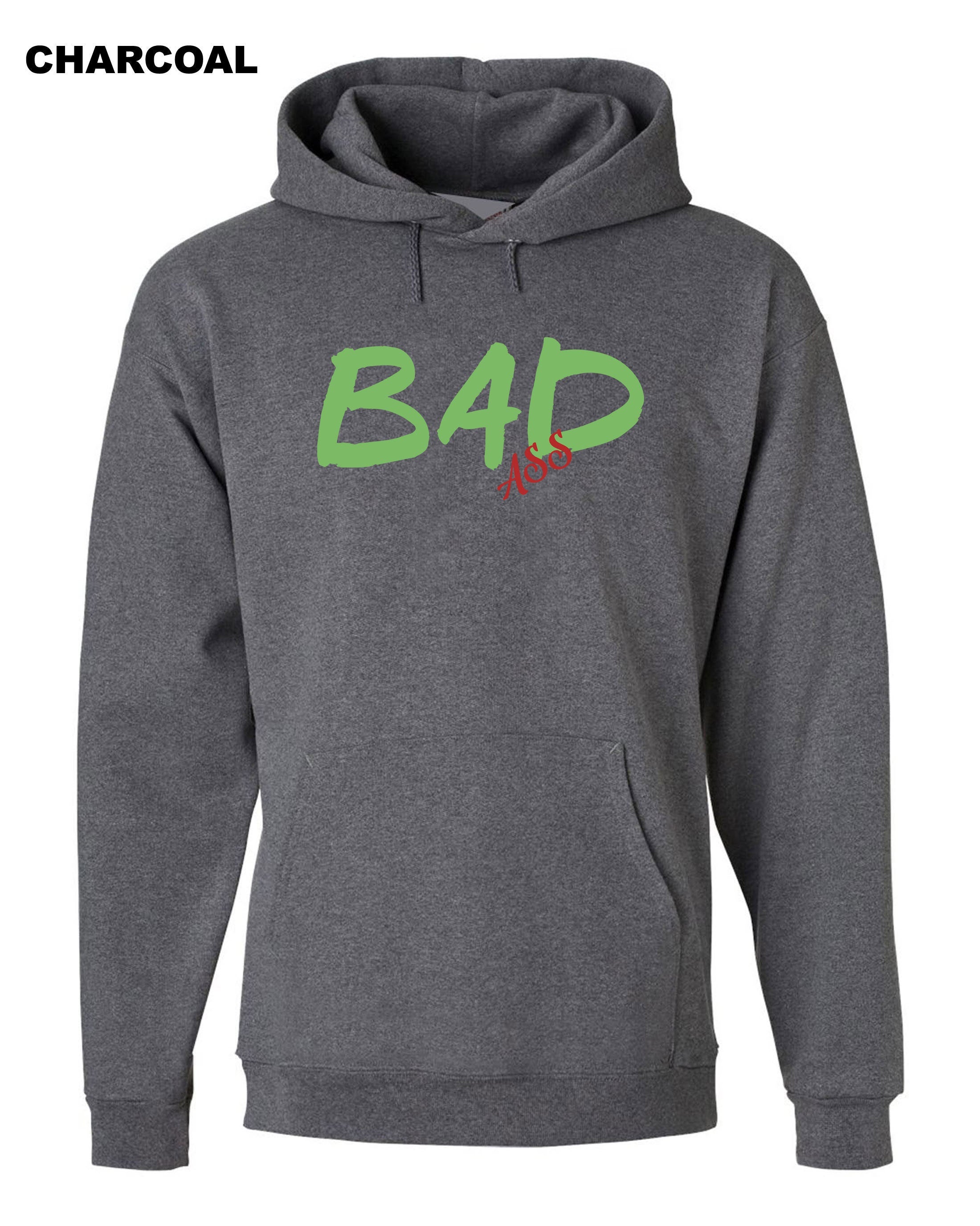 Badass Hoodie Hood badass Hoody Cocky Cool and Hardcore, Badass , Funny Hooded Cocky  Badass mom, Badass dad, Baseball shirt