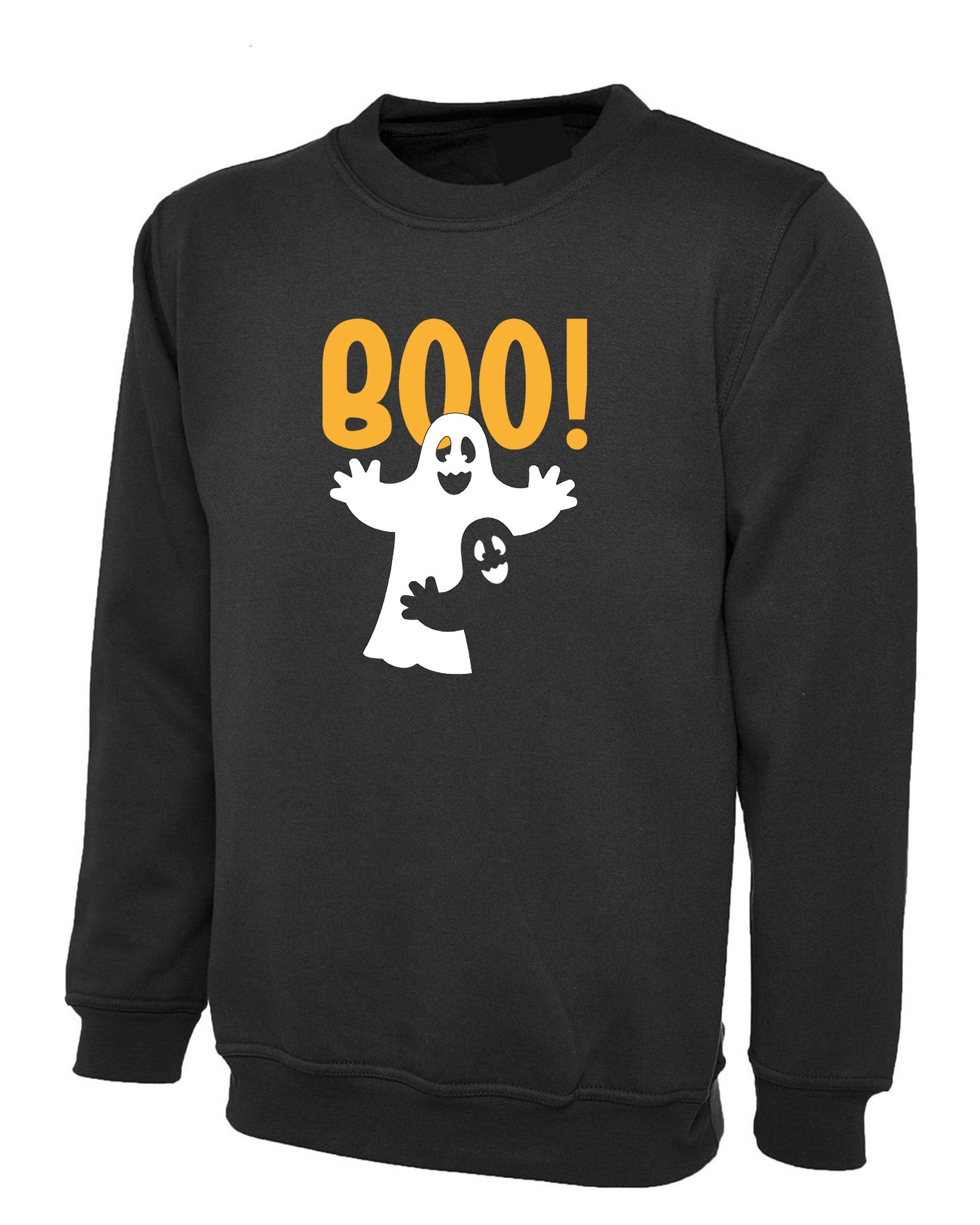 Funny Halloween Sweatshirt Jumper Sweater shirt Boo Scary Horror Mens Womens Ladies Unisex Cute Gift Present Ghost Outfit Top Trending