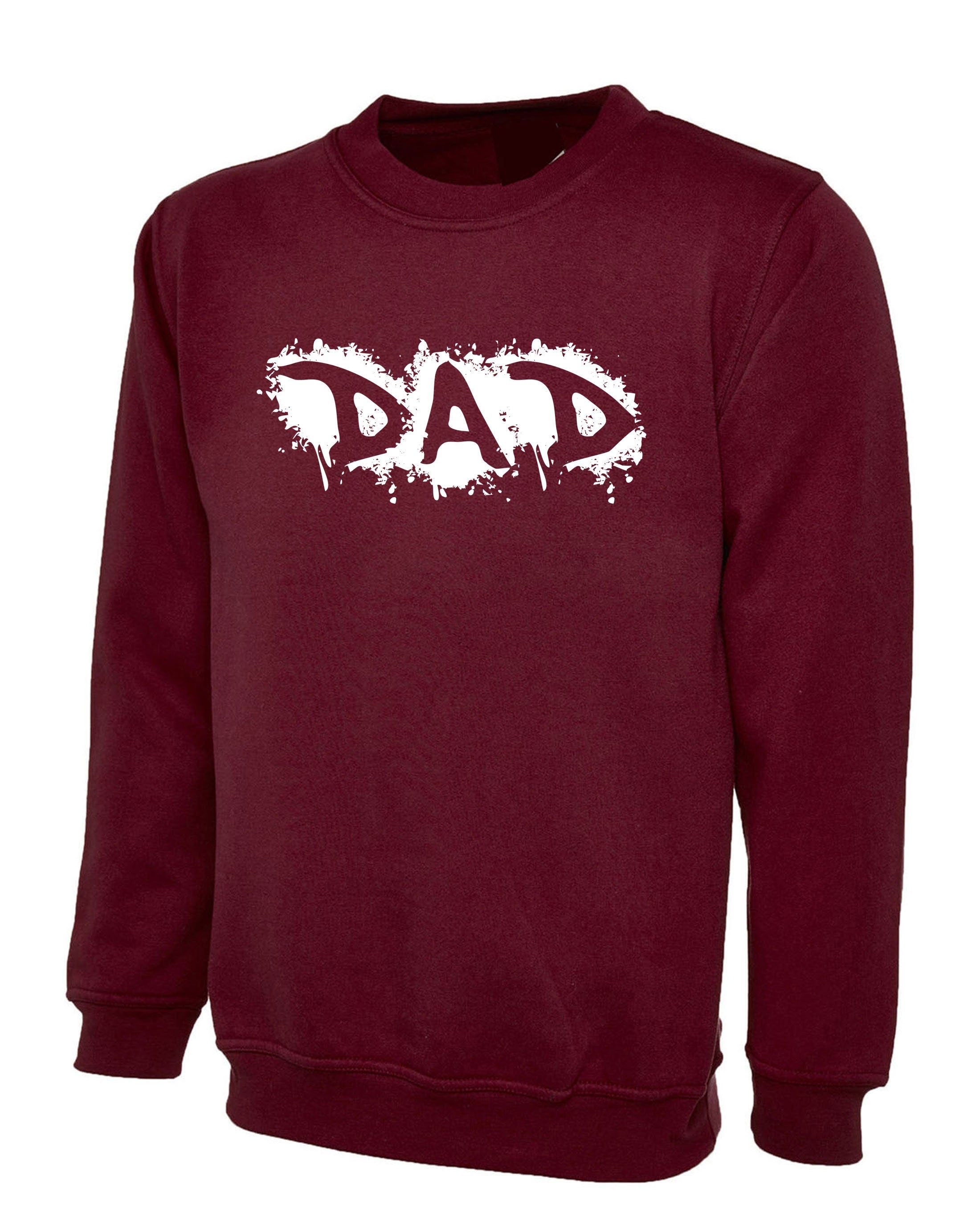 Father's Day SUPER #1 DAD Sweatshirt Jumper Sweater Shirt funny dad daddy Papa Birthday Present gift Mens Fathers day Grandfather Idea Cute