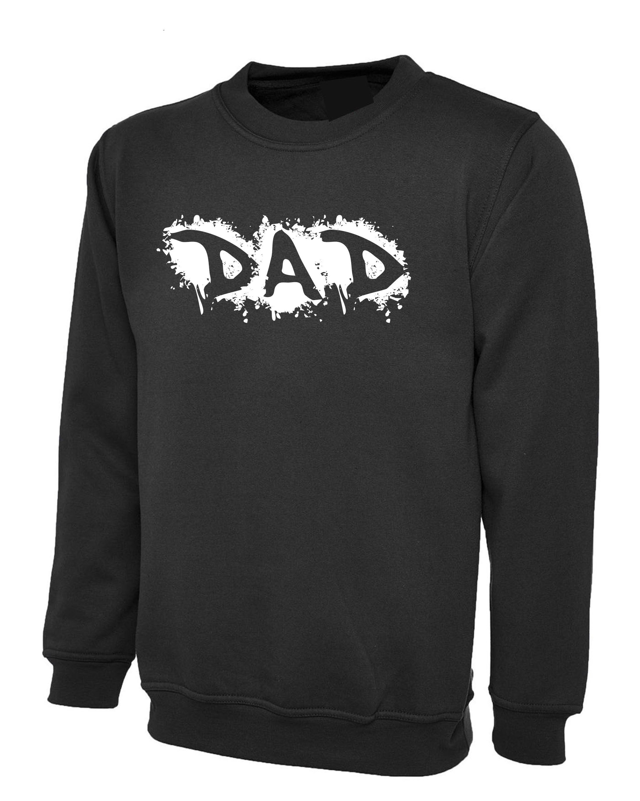 Father's Day SUPER #1 DAD Sweatshirt Jumper Sweater Shirt funny dad daddy Papa Birthday Present gift Mens Fathers day Grandfather Idea Cute