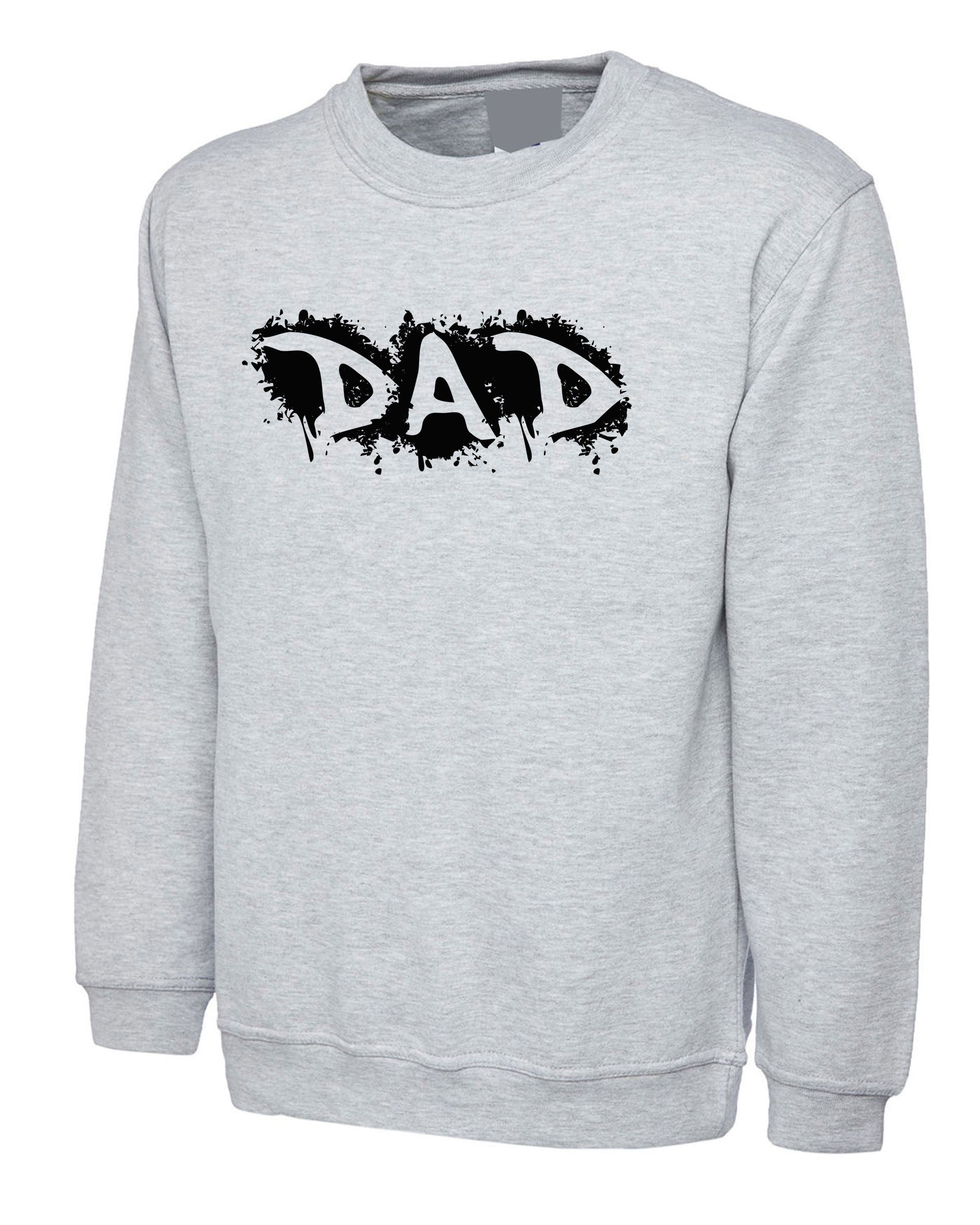 Father's Day SUPER #1 DAD Sweatshirt Jumper Sweater Shirt funny dad daddy Papa Birthday Present gift Mens Fathers day Grandfather Idea Cute