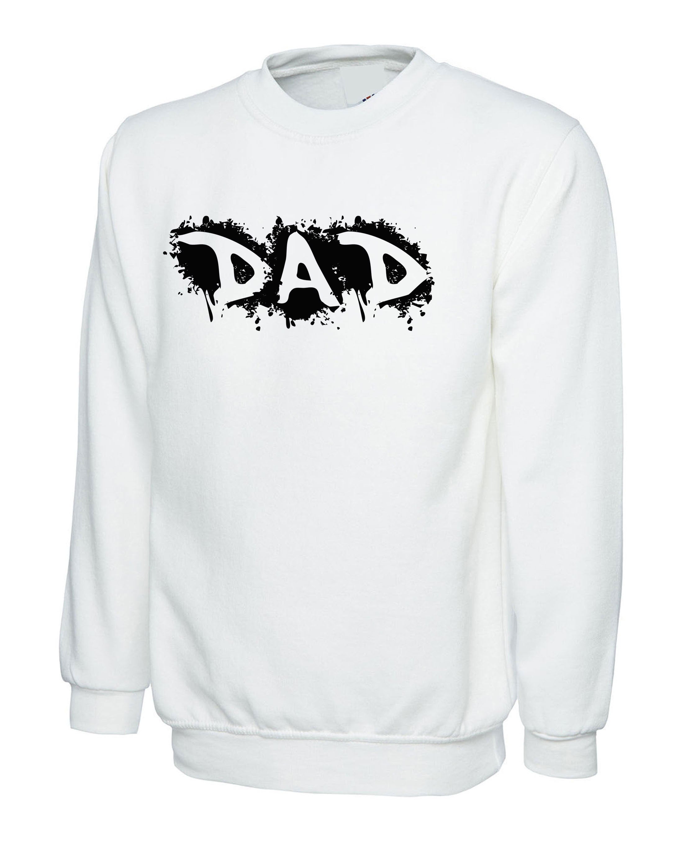 Father's Day SUPER #1 DAD Sweatshirt Jumper Sweater Shirt funny dad daddy Papa Birthday Present gift Mens Fathers day Grandfather Idea Cute