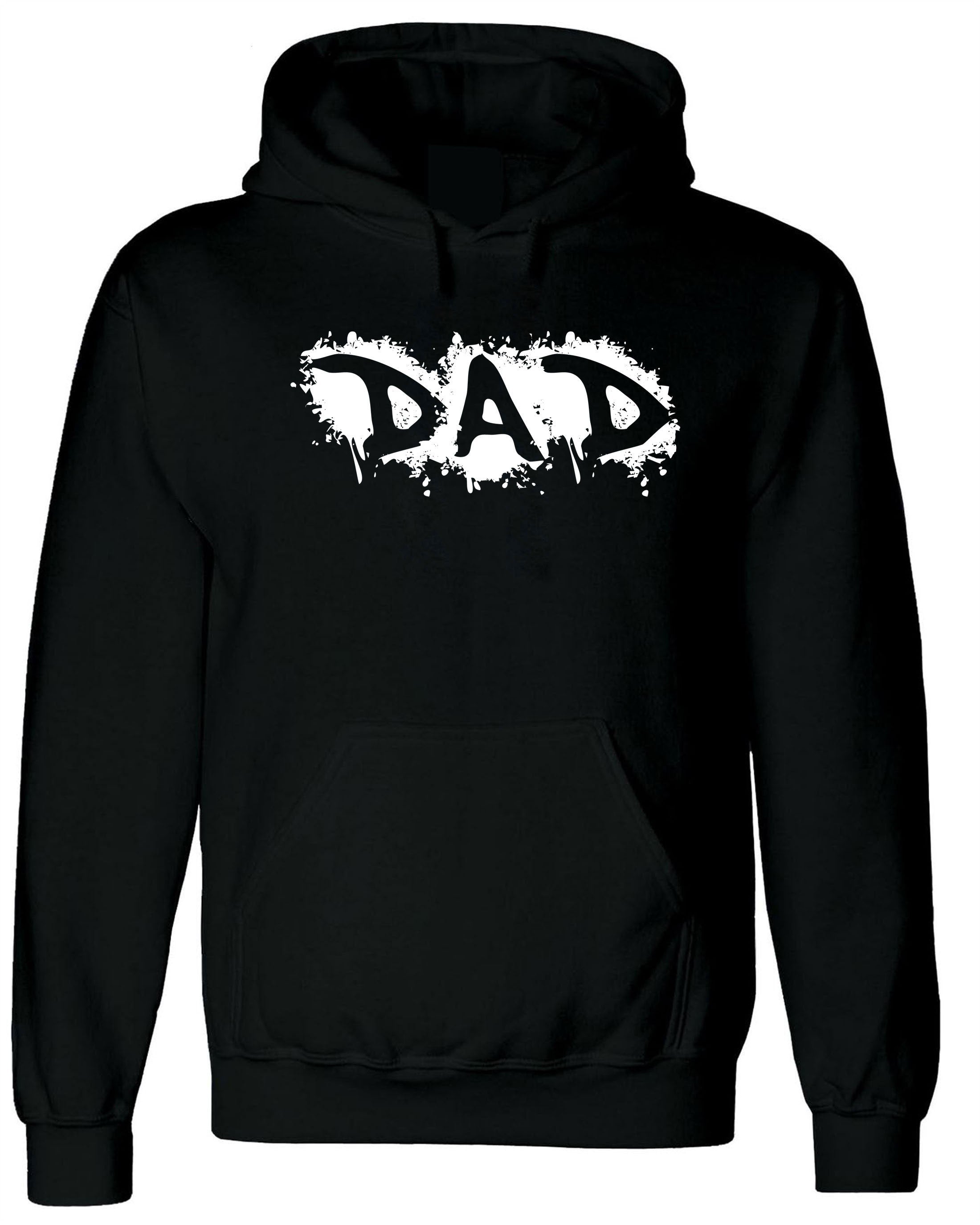 Father's Day SUPER #1 DAD Hoodie Hoody Hood Hooded funny dad daddy Papa Birthday Present gift Mens Fathers day Grandfather Idea Cute