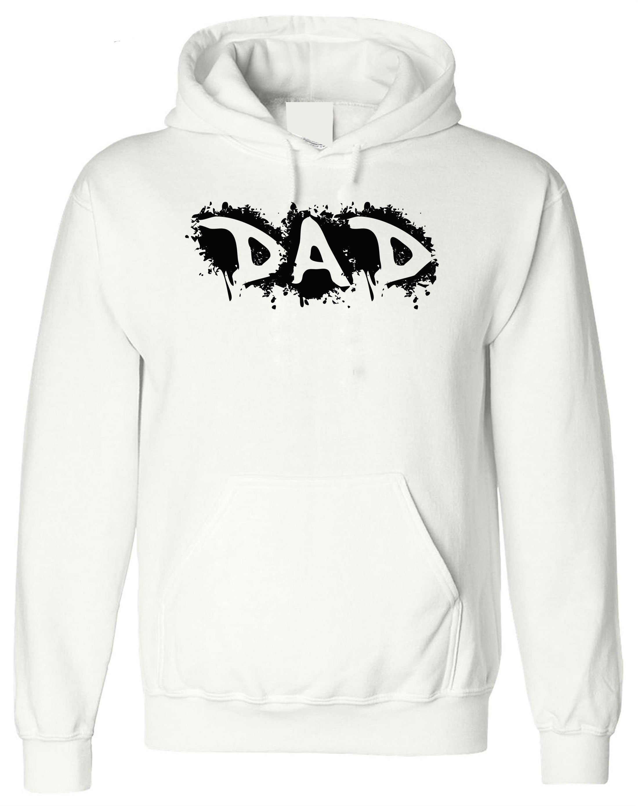 Father's Day SUPER #1 DAD Hoodie Hoody Hood Hooded funny dad daddy Papa Birthday Present gift Mens Fathers day Grandfather Idea Cute