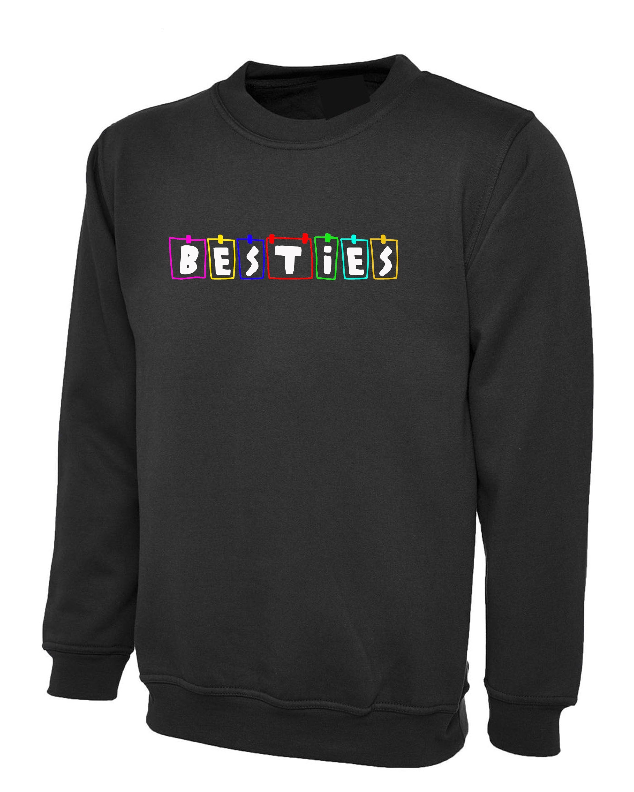 Friendship Day Shirts Besties Sweatshirt Jumper Sweater Shirt Unisex BFF Best Friends forever Couple Matching Top Cute Gift Birthday Gift