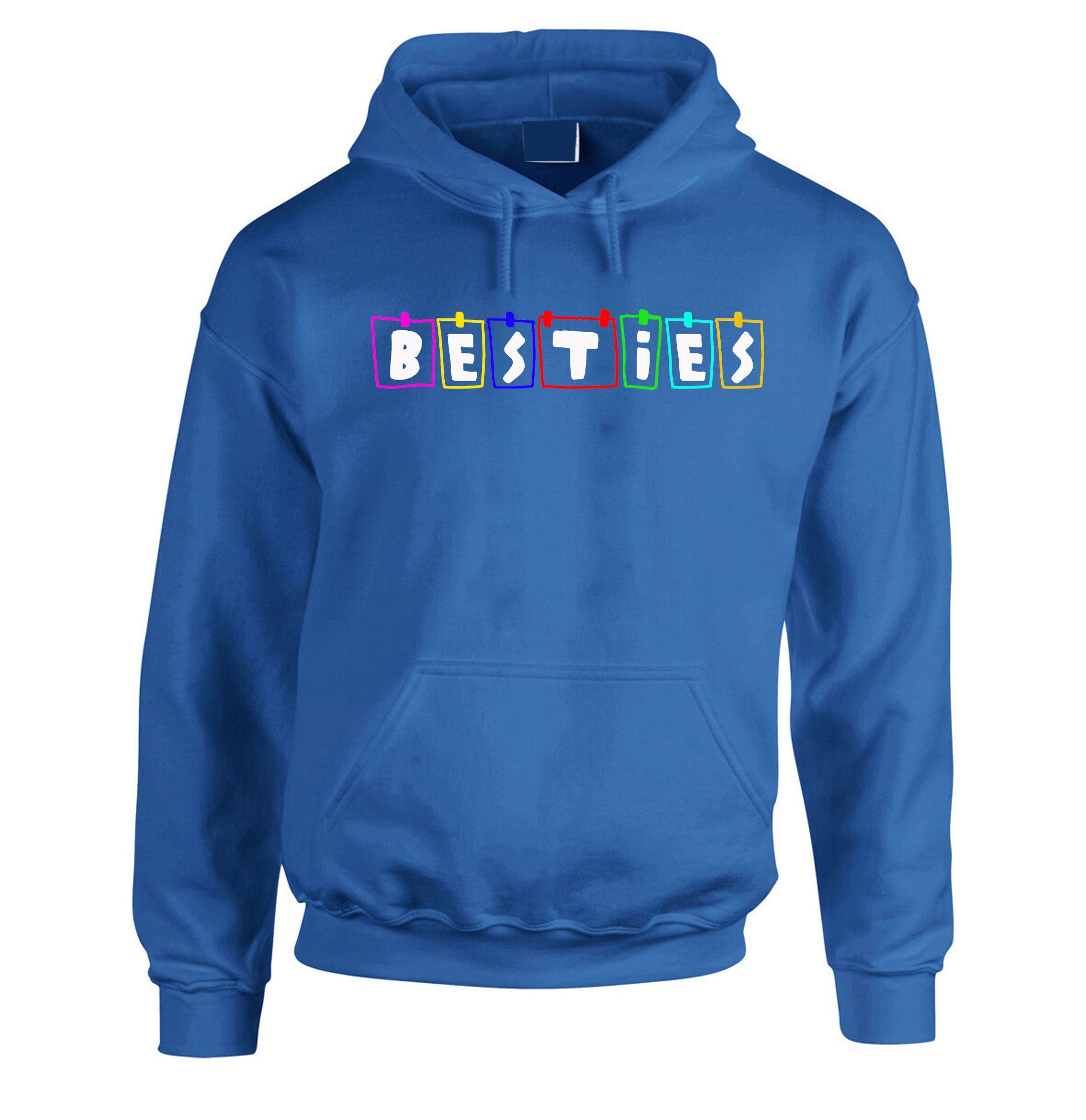 Friendship Day Hoodies Besties Hoodie Hoody Hood Hooded Unisex BFF Best Friends forever Couple Matching Top Cute Gift Birthday Gift