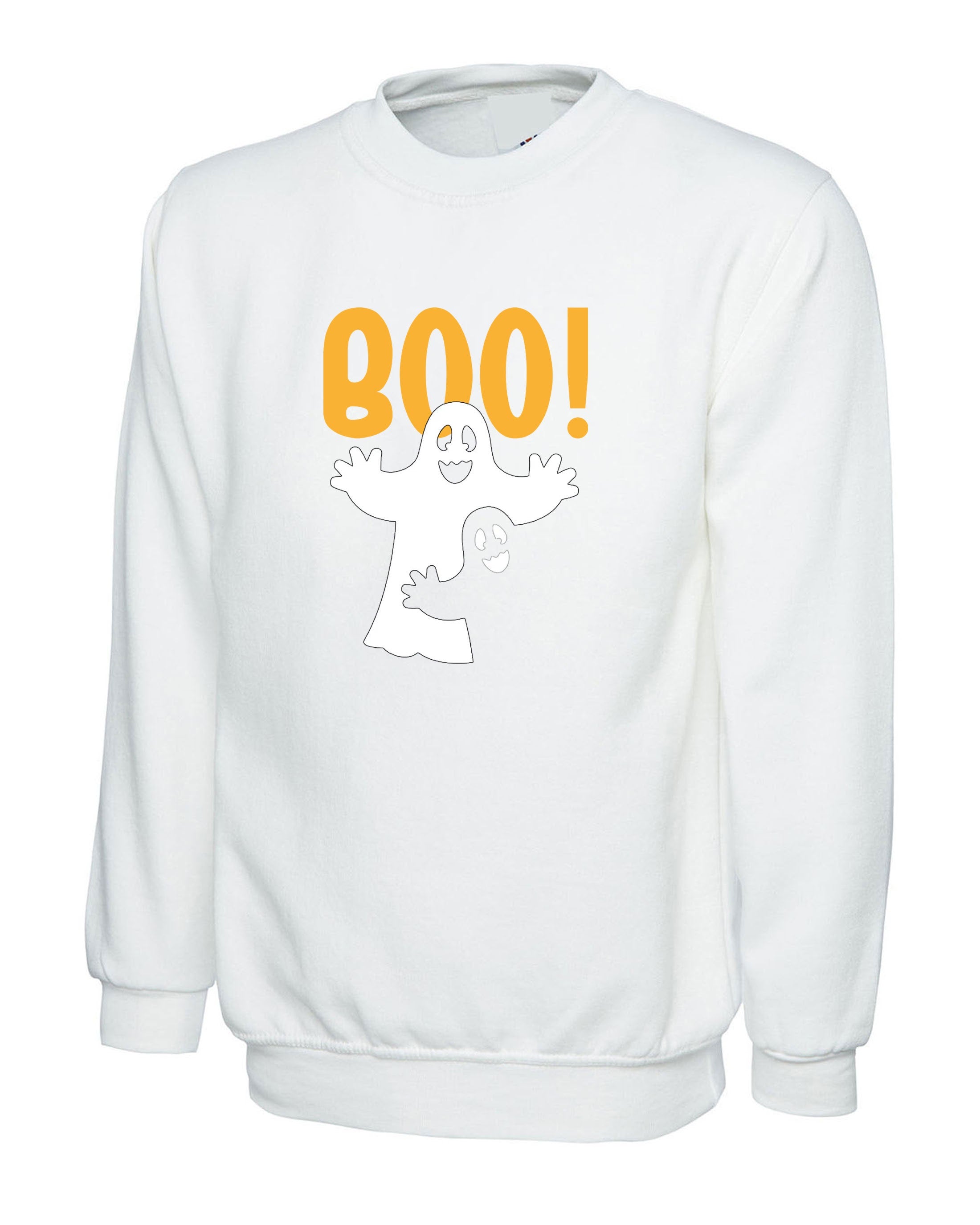 Funny Halloween Sweatshirt Jumper Sweater shirt Boo Scary Horror Mens Womens Ladies Unisex Cute Gift Present Ghost Outfit Top Trending