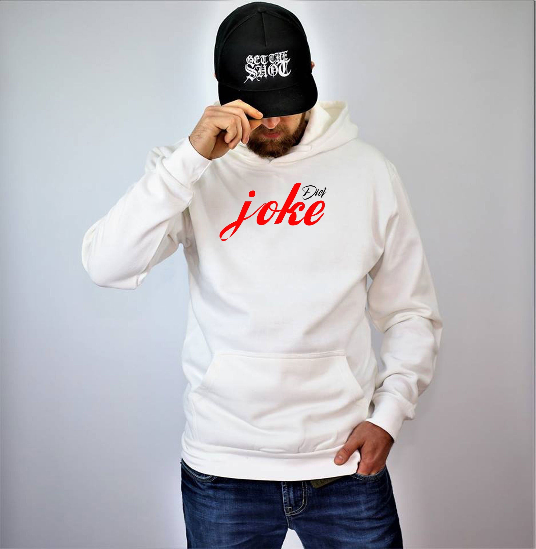 Diet Joke Funny Hoodie Hoody Hood Hooded Foodie Food Lover Gift Mens Womens Ladies Top Unisex Birthday Gift Xmas Parody Drink