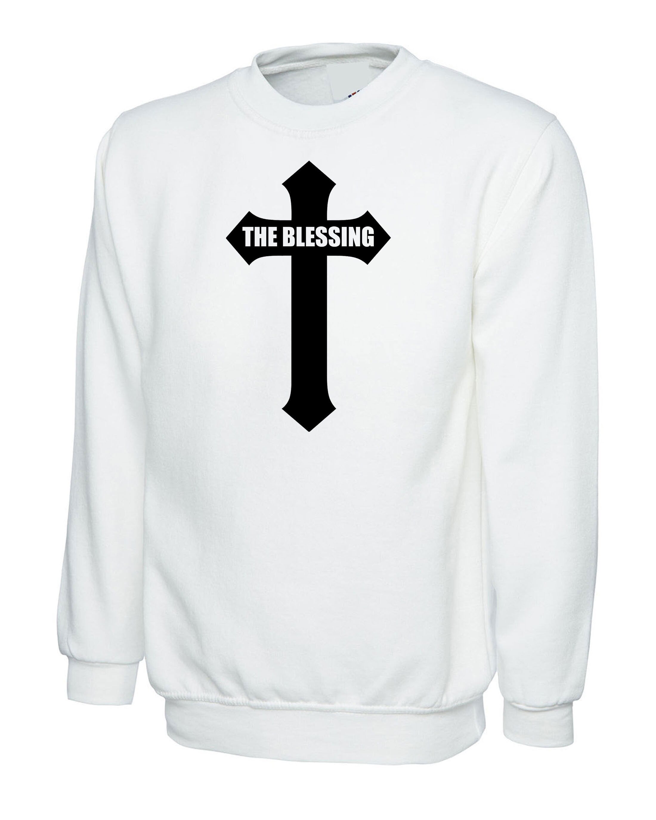 The Blessing Sweatshirt Jumper Sweater shirt Christian Cross Jesus Christmas Gift Xmas Present Gift Religious top Unisex Trending Outfit