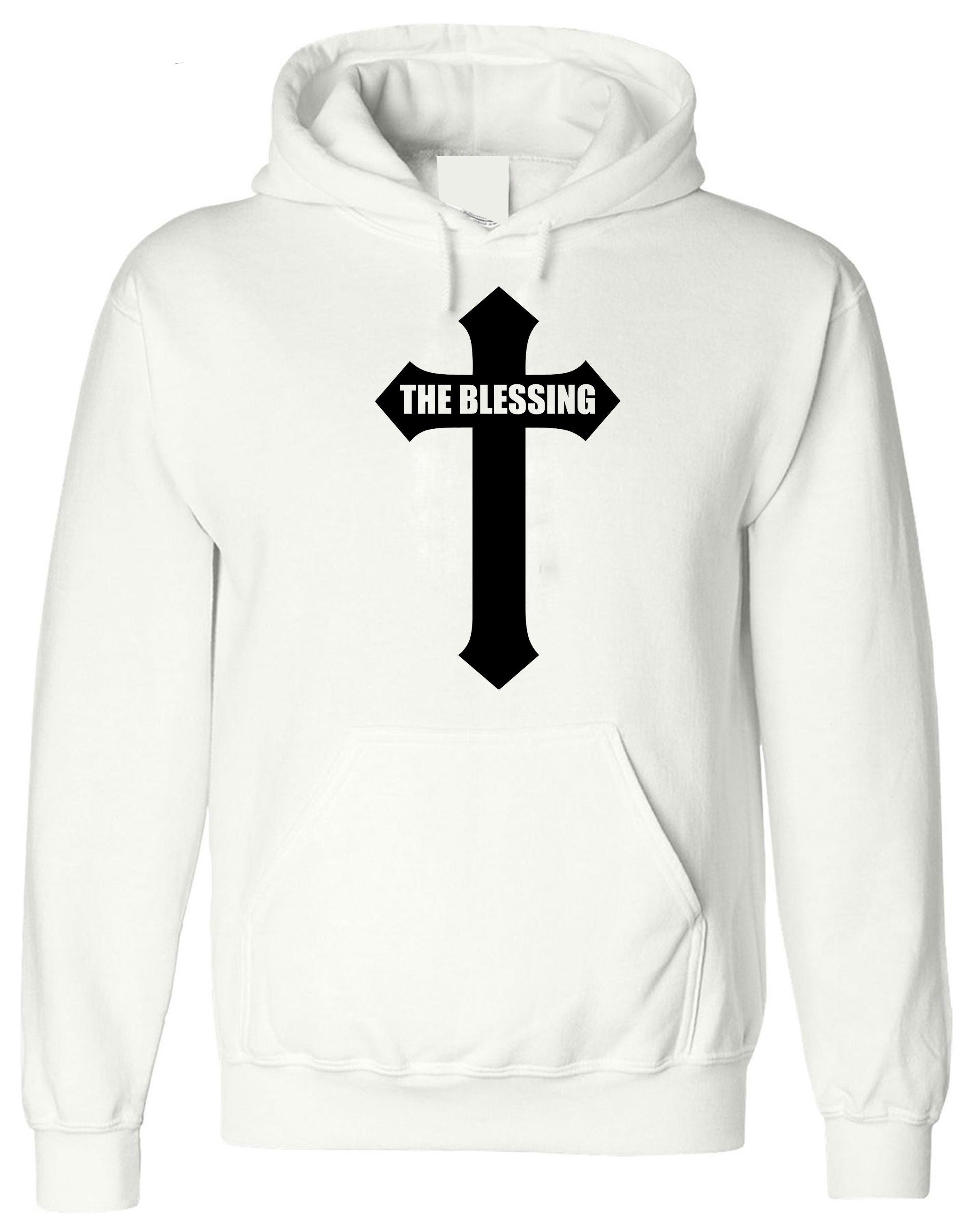 The Blessing Hoodie Hoody Hood Hooded Christian Cross Jesus Christmas Gift Xmas Present Gift Religious top Unisex Trending Outfit