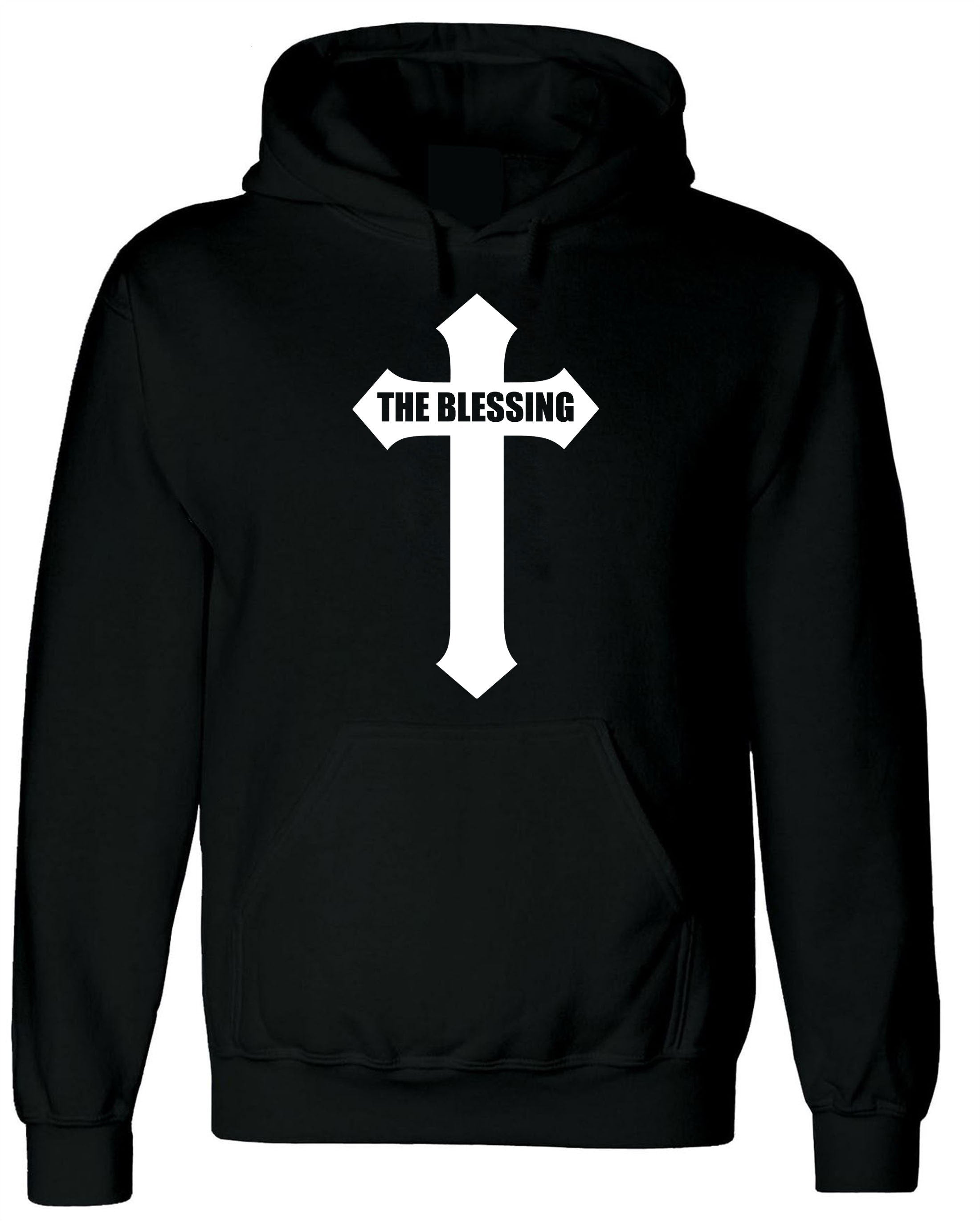 The Blessing Hoodie Hoody Hood Hooded Christian Cross Jesus Christmas Gift Xmas Present Gift Religious top Unisex Trending Outfit