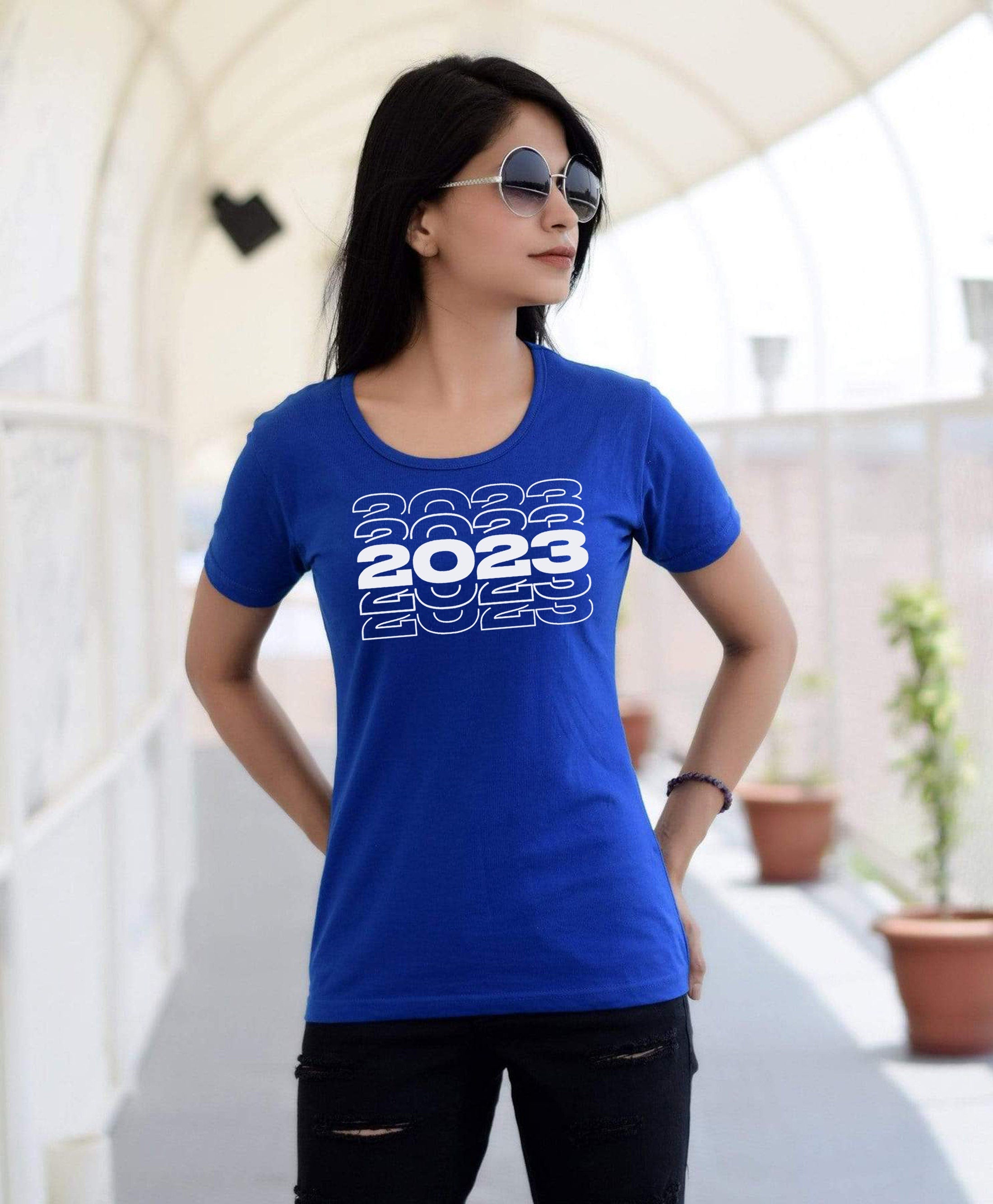 Happy New Year 2023 T-shirt Tshirt T Shirt Tee Shirt New Year Outfit Unisex Top Gift Travelling Tour Holidays Gift Present Xmas