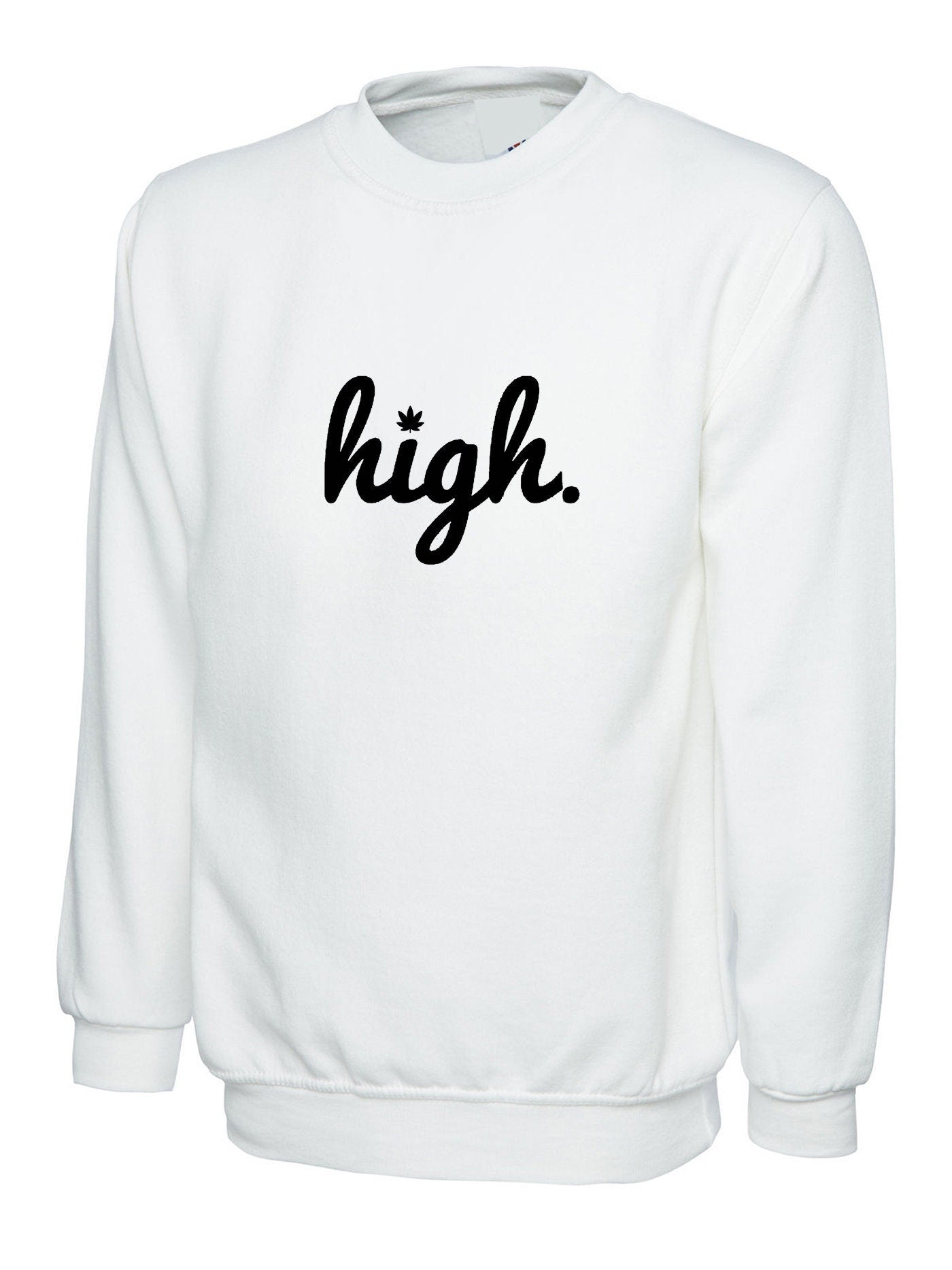 High sweatshirt jumper sweater shirt printed hype religion dope top hipster funny swag street unisex top present mens partywear