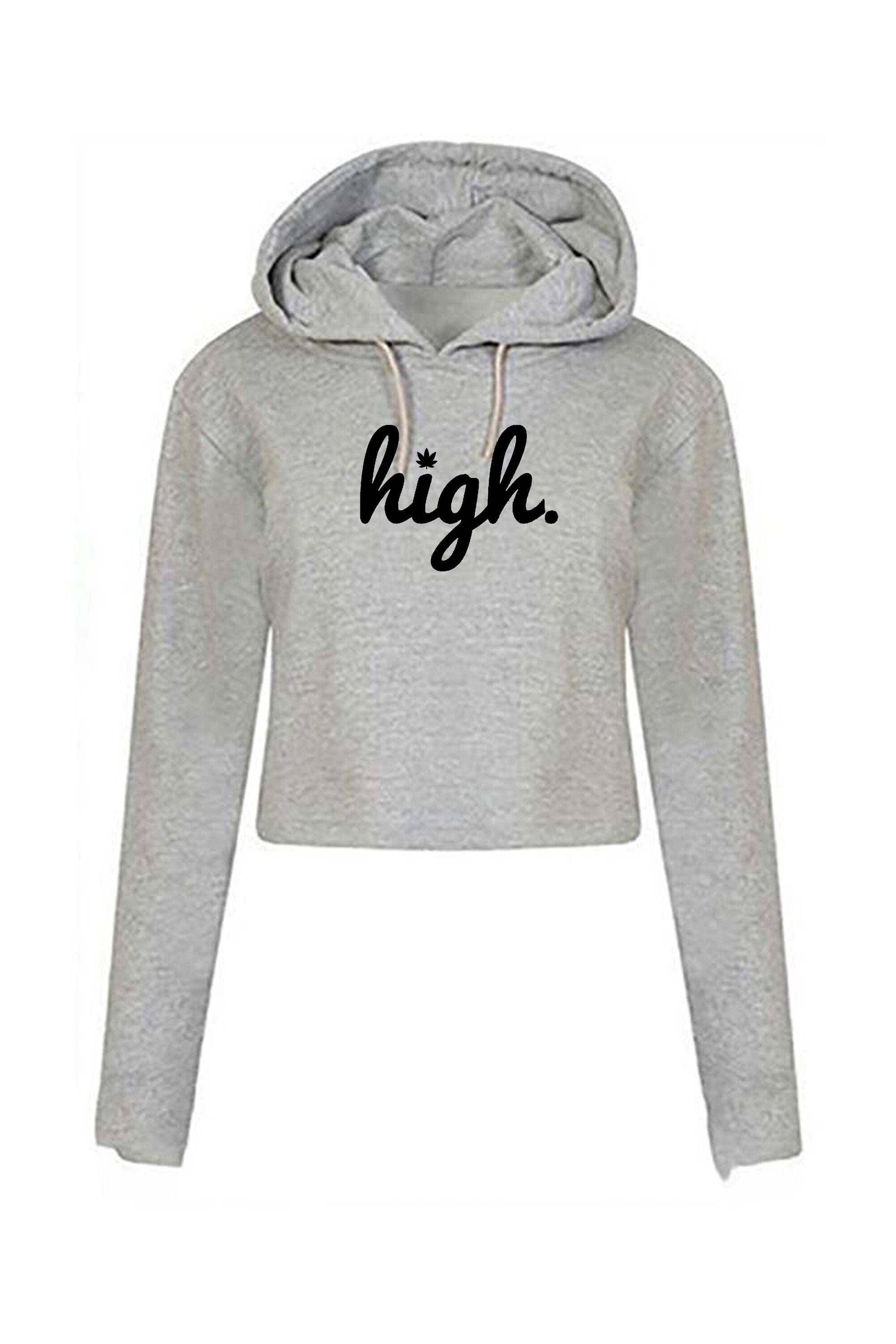 High crop tops hoodie crop-top hoody printed hype religion dope top hipster funny swag street unisex top present mens partywear