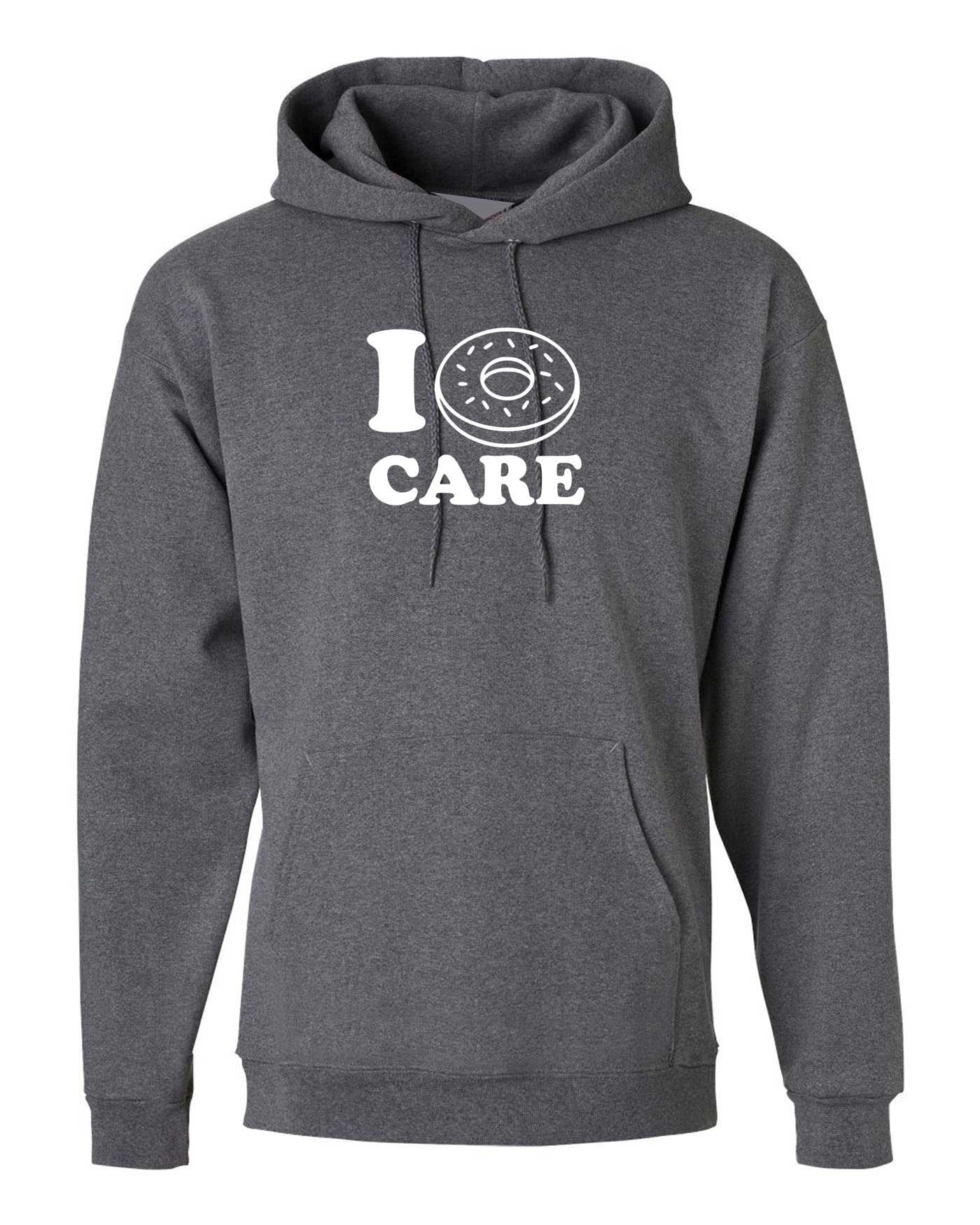 I don't care joke valentines donut lover mens funny hoodie hoody hood hooded ladies gift womens unisex joke christmas top