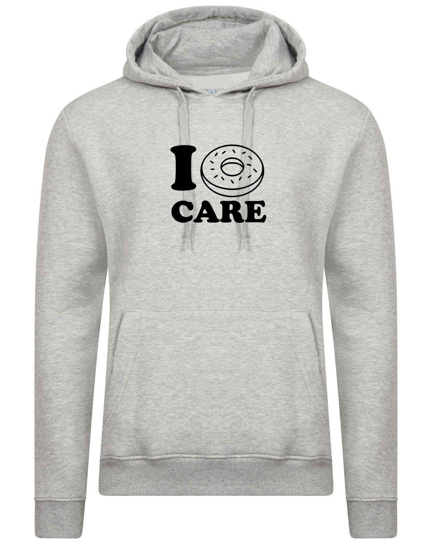 I don't care joke valentines donut lover mens funny hoodie hoody hood hooded ladies gift womens unisex joke christmas top