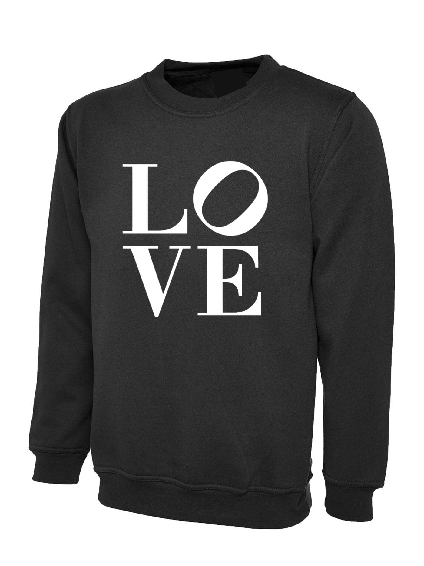 Love sweatshirt jumper sweater shirt top fashion unisex tumblr hipster cool funny slogan xmas gift valentines gift for her his