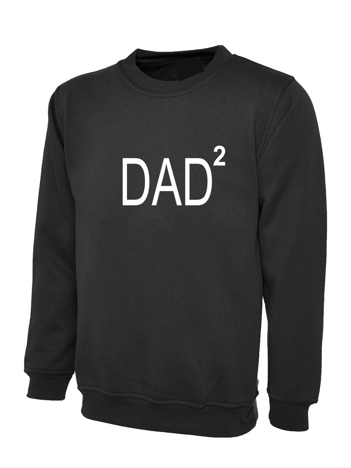 Dad 2 sweatshirt jumper sweater shirt expecting again idea mens father's day gift becoming dad of second baby top pregnancny annoucement