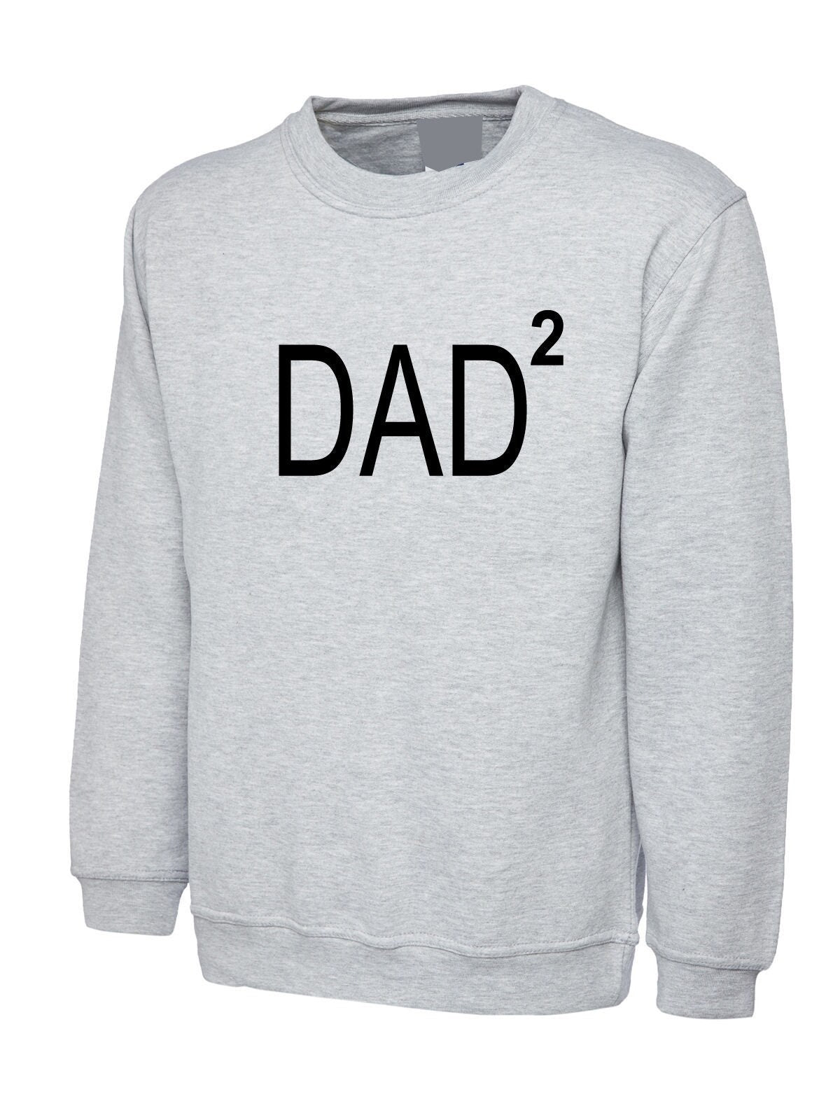 Dad 2 sweatshirt jumper sweater shirt expecting again idea mens father's day gift becoming dad of second baby top pregnancny annoucement