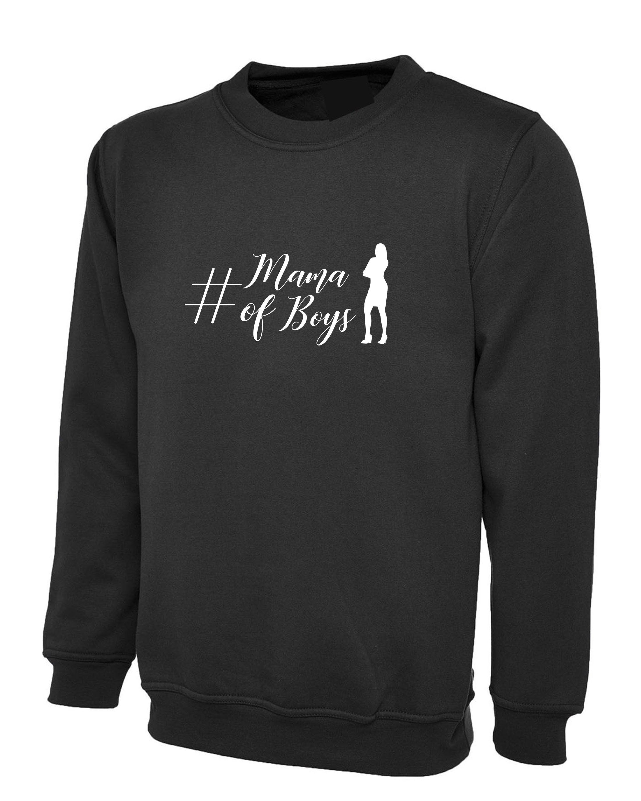 Mama of boys #mama sweatshirt jumper sweater shirt ladies mother's day birthday gift mum mama funny top trending christmas present gift top