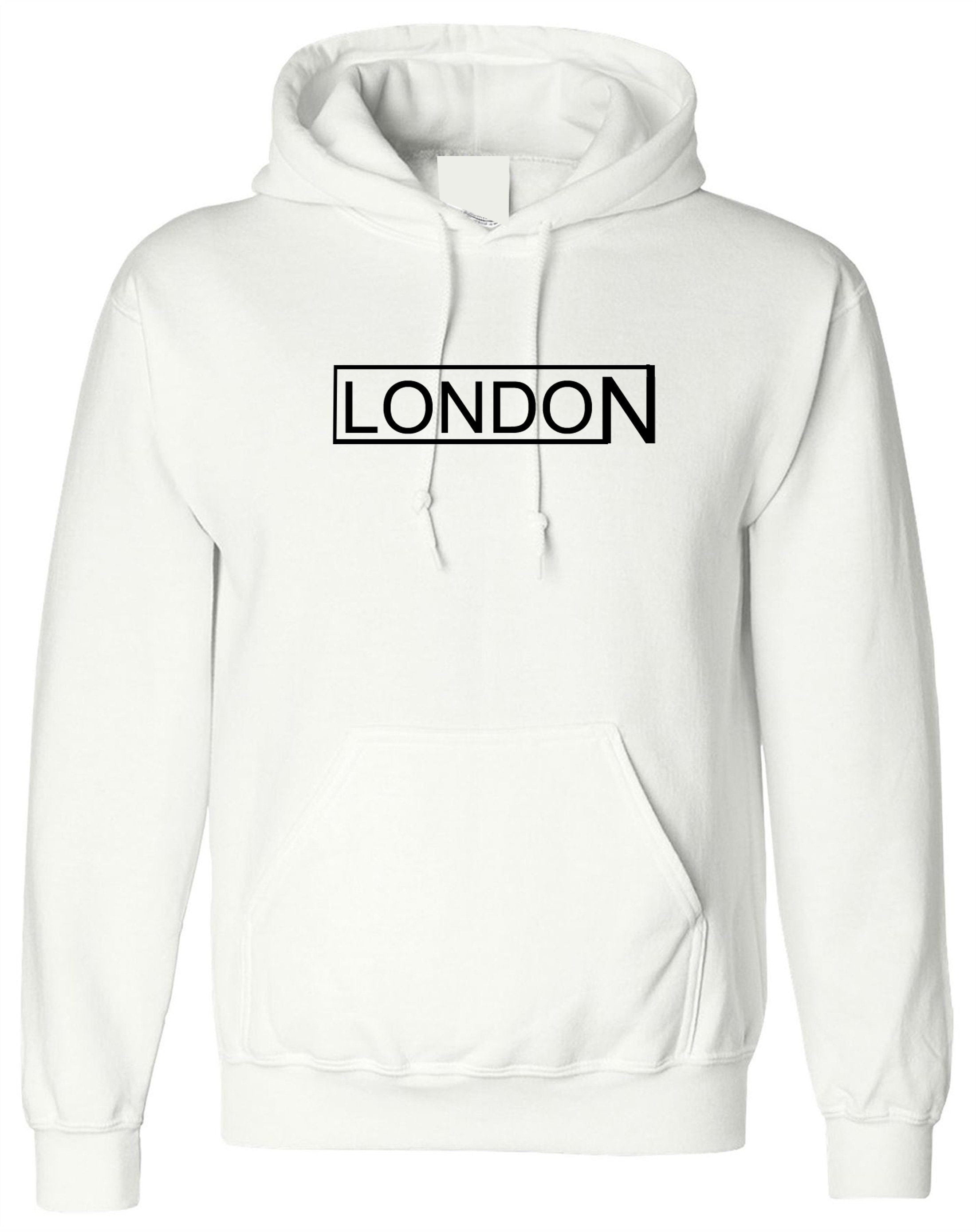 London hoodie hoody hood hooded union printed souvenir jack england unisex graphic gift uk gift birthday present unisex ladies