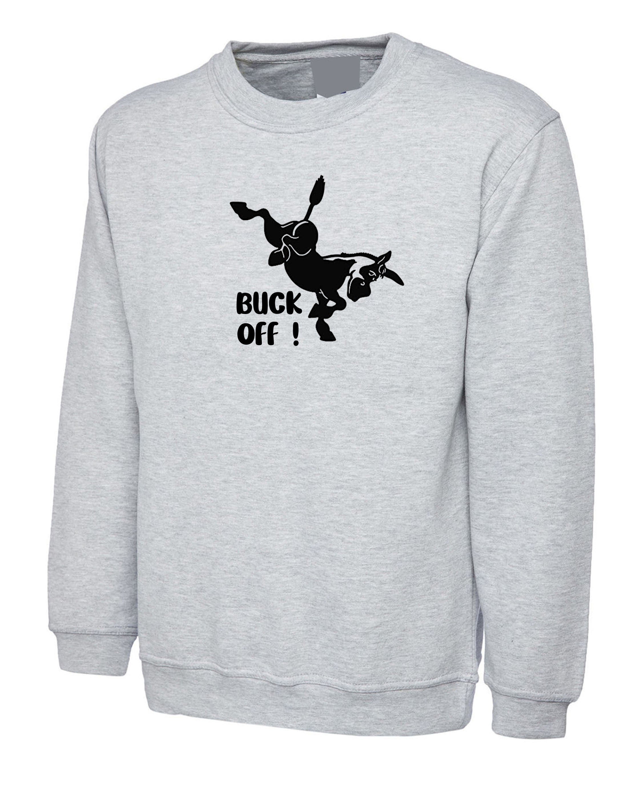 Funny donkey horse kick birthday gift sweatshirt jumper sweater shirt unisex mens joke rude xmas sarcastic humorous valentines christmas