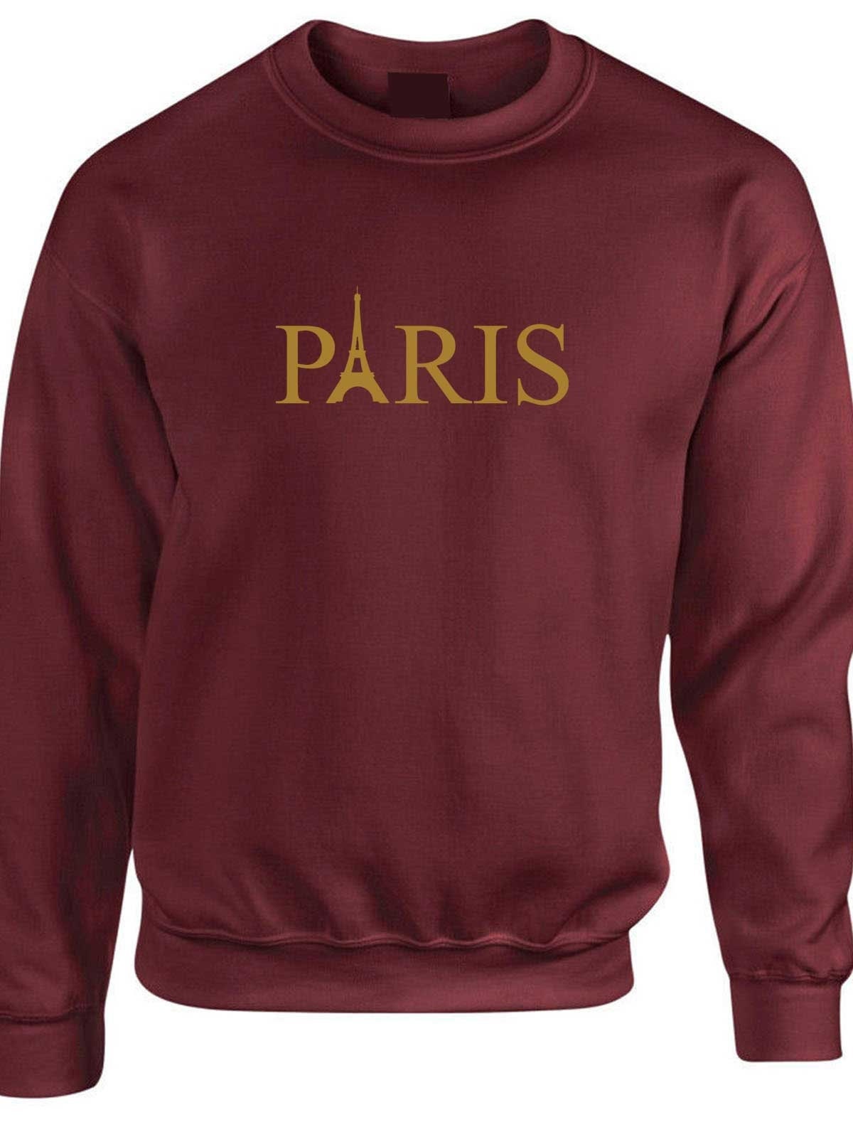 Paris sweatshirt jumper sweater shirt i love france love paris tourism to france tourist top gift holiday trip unisex effel tower