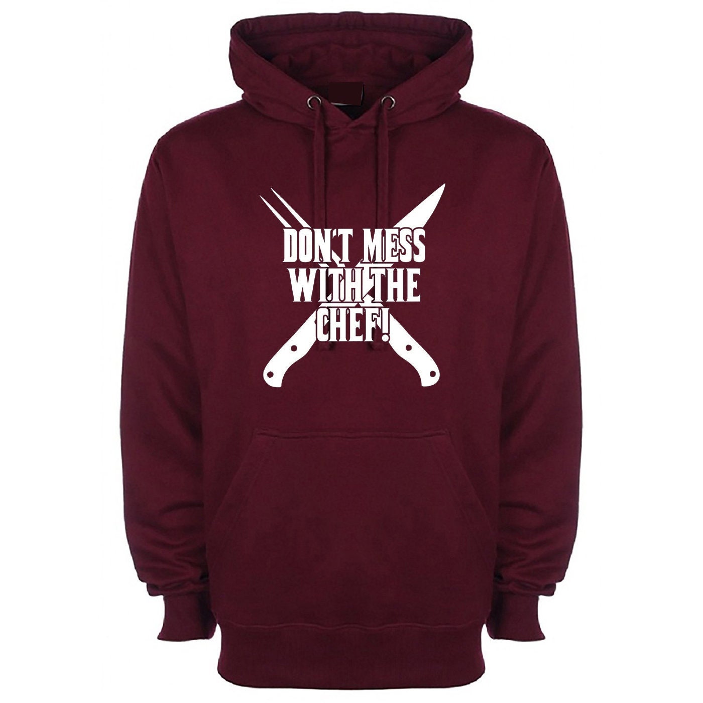 Don't mess with the chef hoodie hoody hood hooded cooking grill kitchen bbq funny gift for chef mens ladies uncles