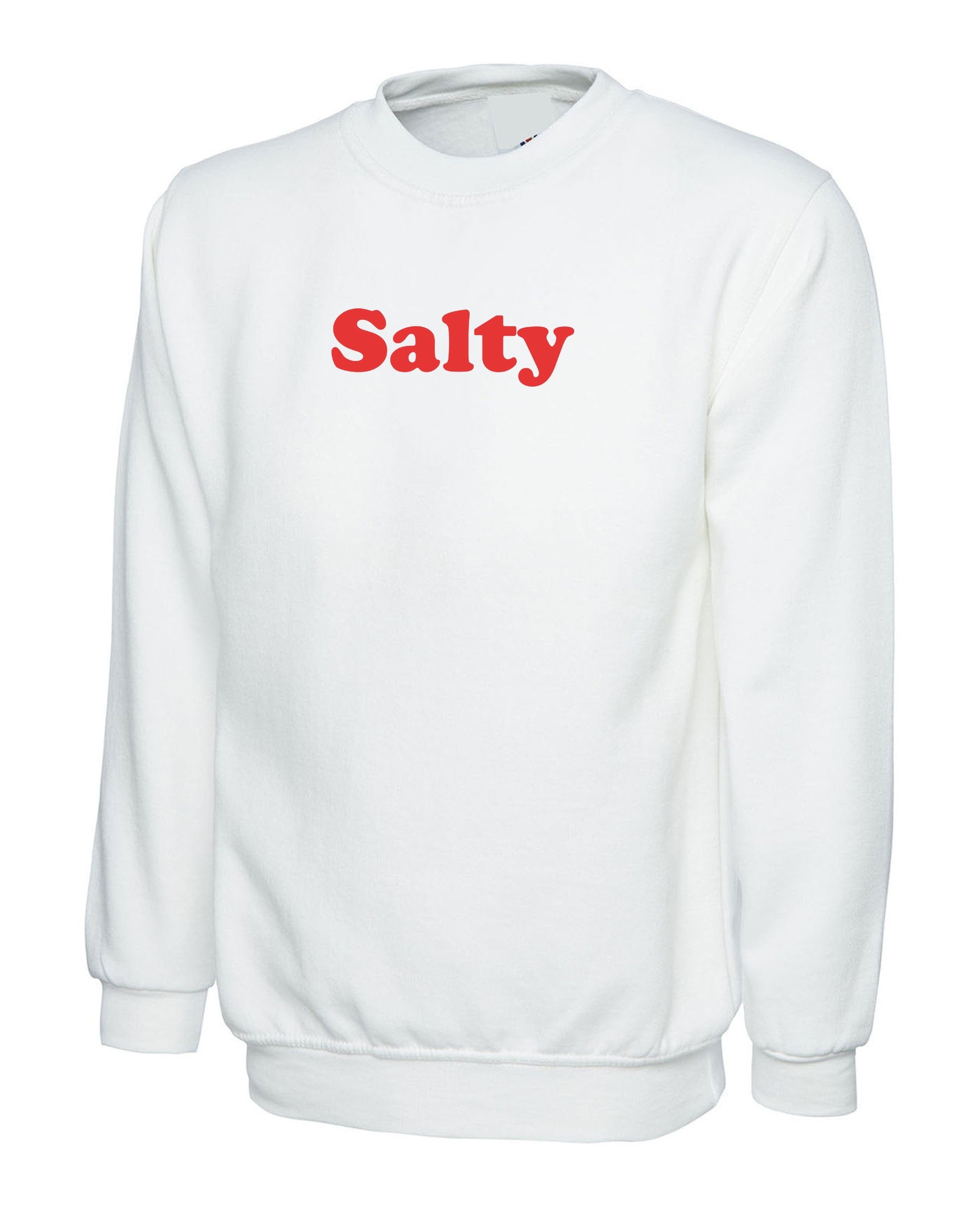 Salty womens ladies funny sweatshirt jumper sweater shirt birthday christmas gift top slogan swimming sea