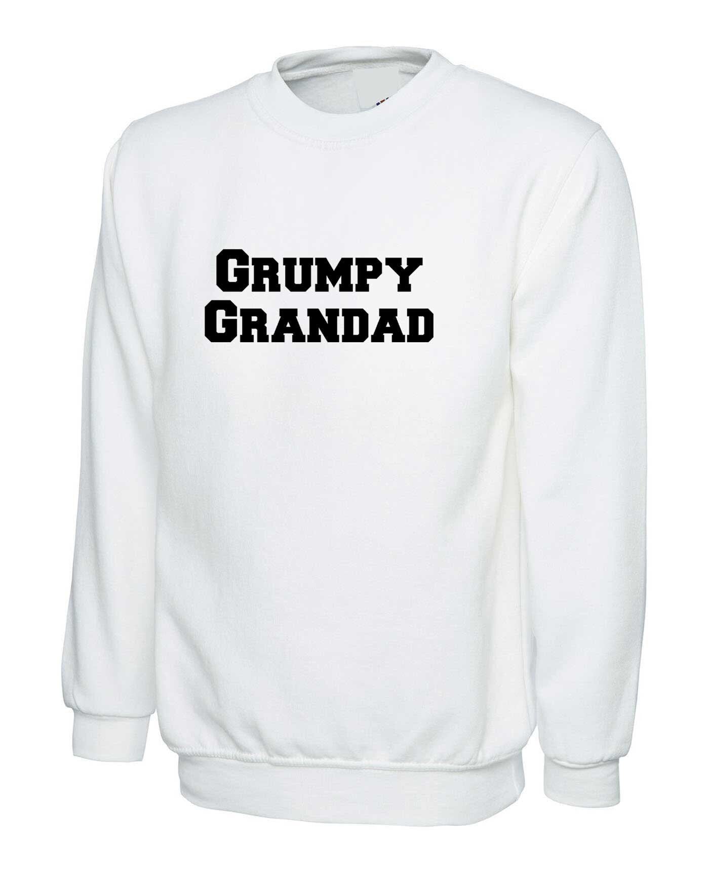 Grumpy granddad old man men's club sweatshirt jumper sweater shirt dad funny christmas gift xmas birthday top father's day