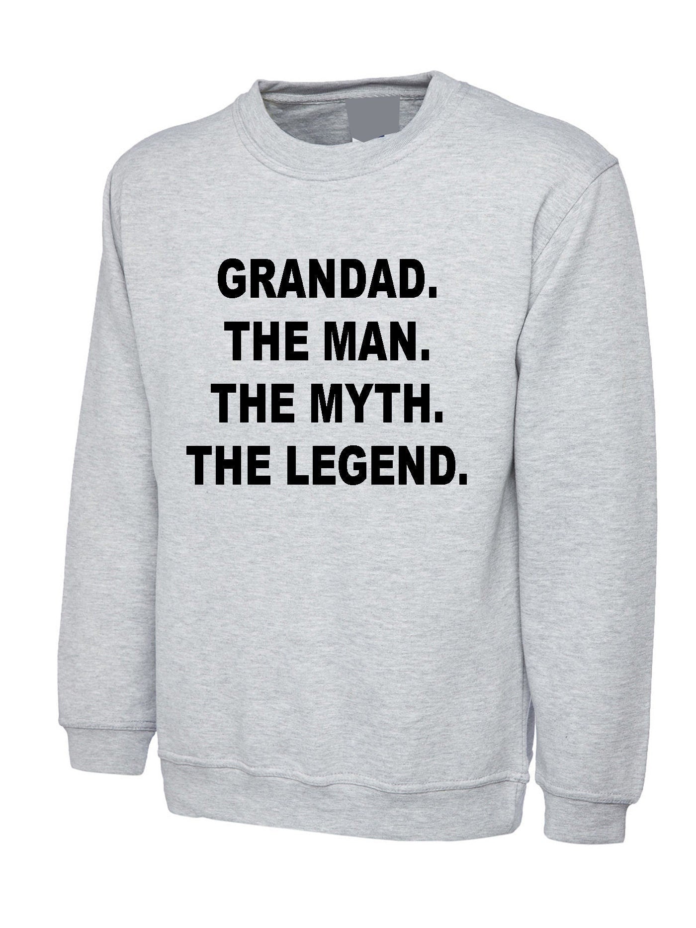 Grandad sweatshirt jumper sweater shirt the man the myth the legend best gift for grand father daddy dad papa birthday present gift xmas