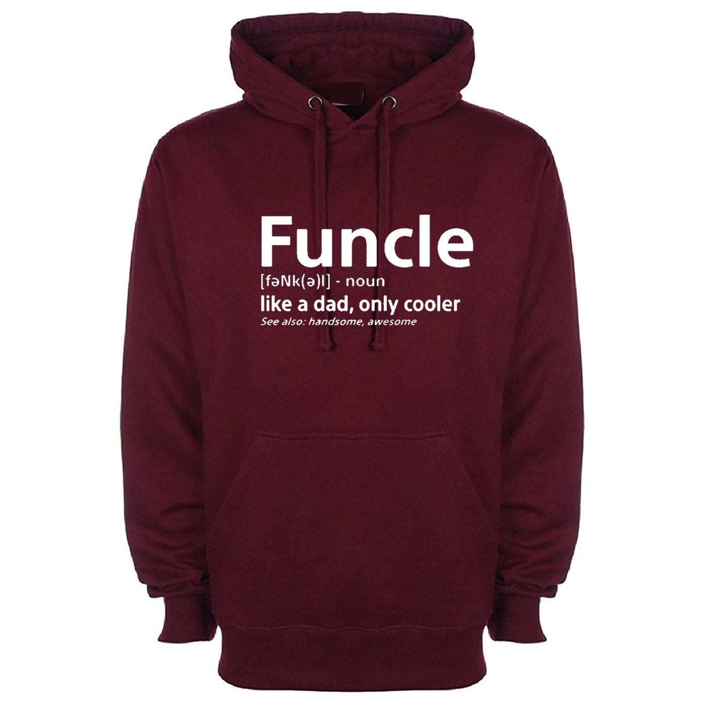 Funcle awesome uncle looks cool hoodie hoody hood hooded fathers day birthday funny uncle cooler christmas gift for uncle