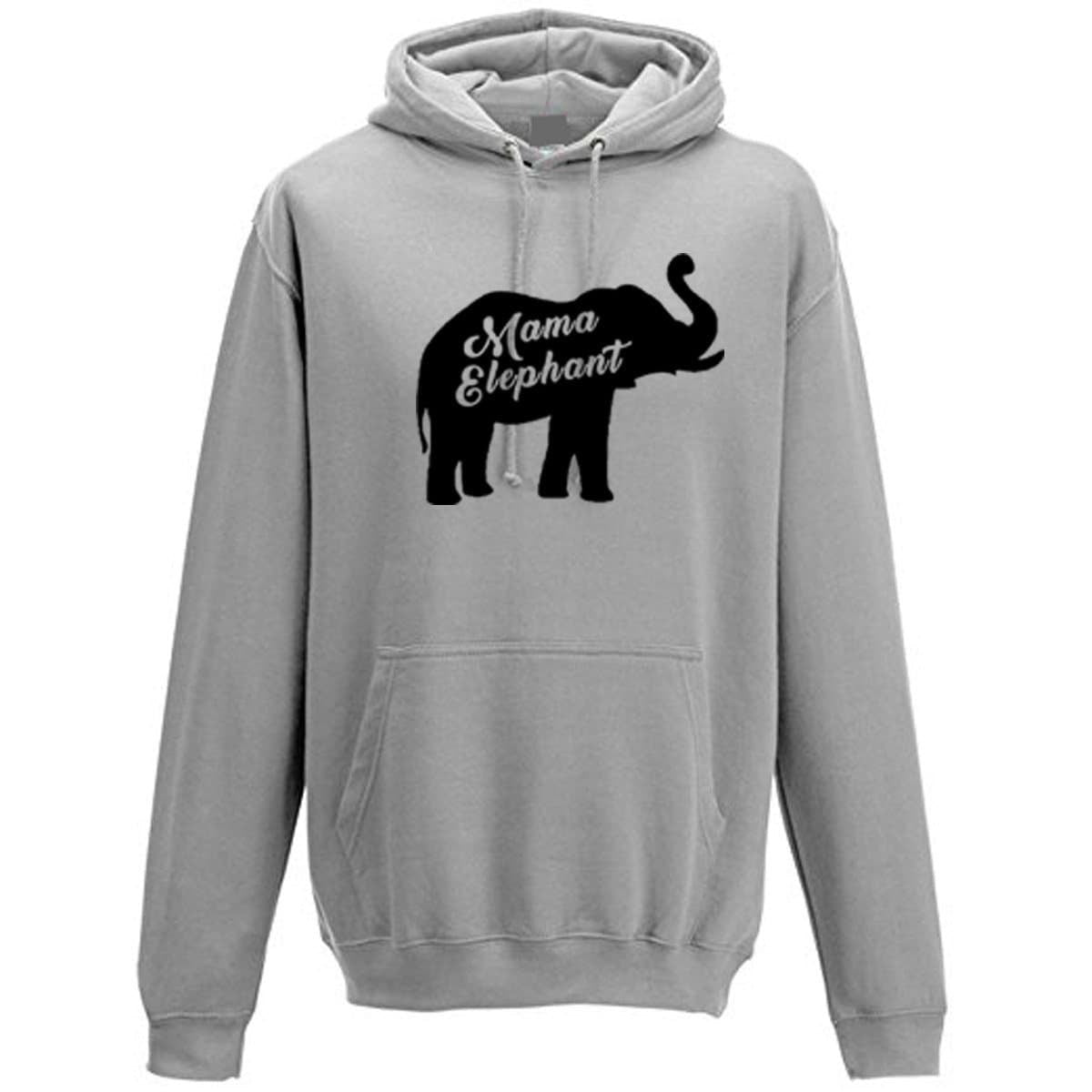 Mama elephant hoodie hoody hood hooded ladies mother's day birthday joke gift mum mama funny present christmas