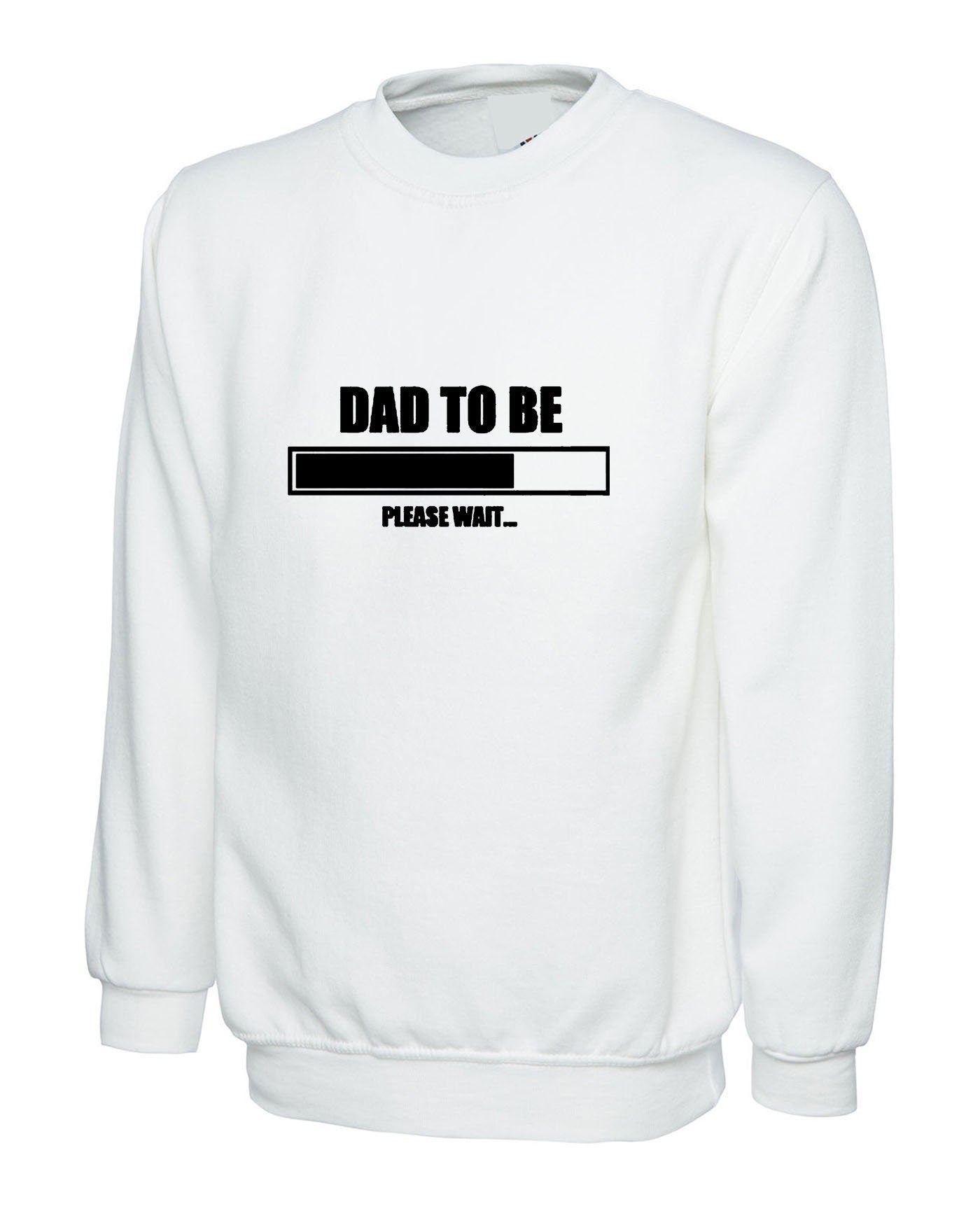 Dad to be sweatshirt jumper sweater shirt expecting idea mens father top baby loading gift becoming dad pregnancny annoucement daddy