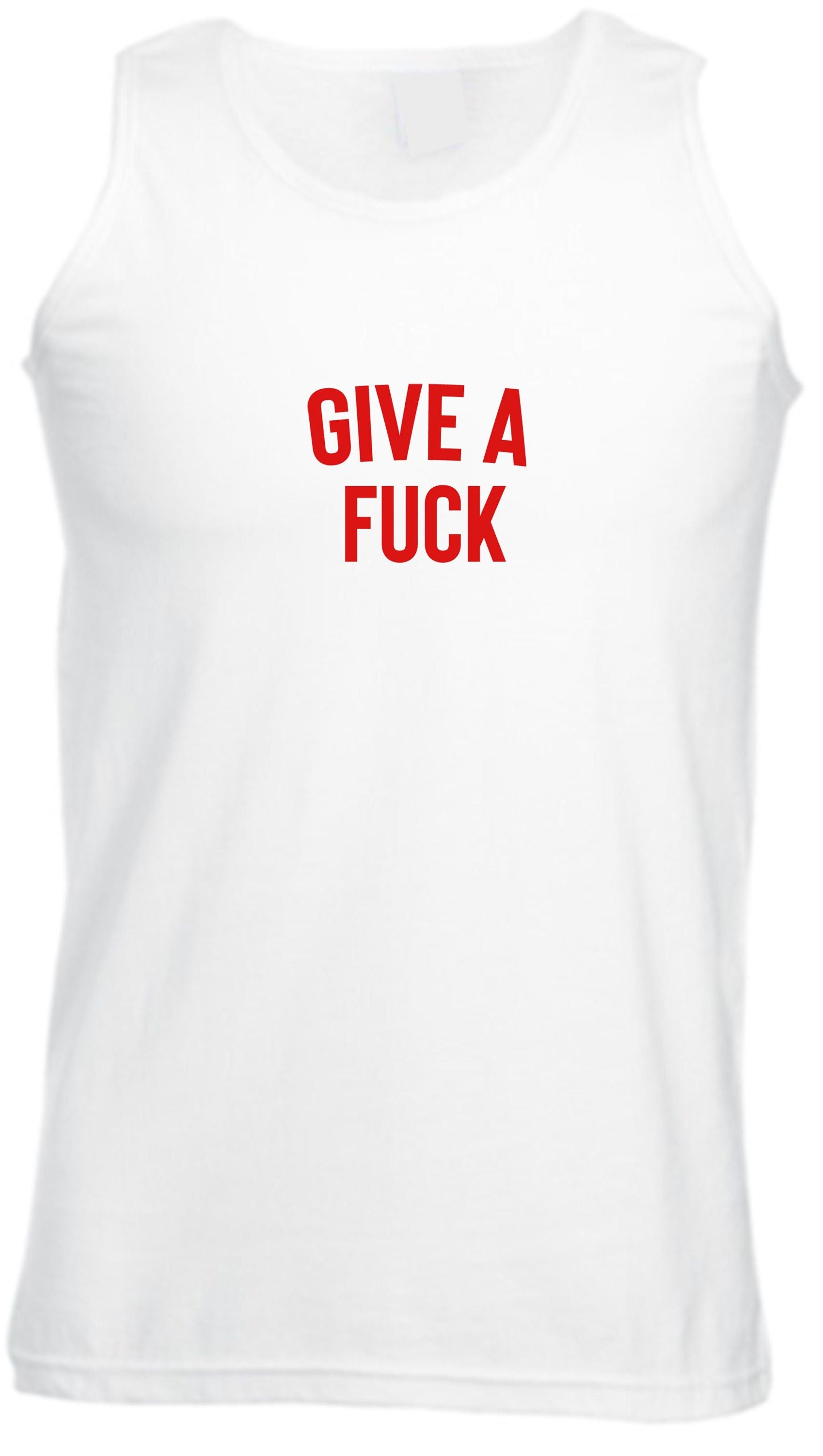 Give a f**k funny i don't give a f**k vest vests gym workout exercise jogging yoga womens ladies rude sarcastic top gift present