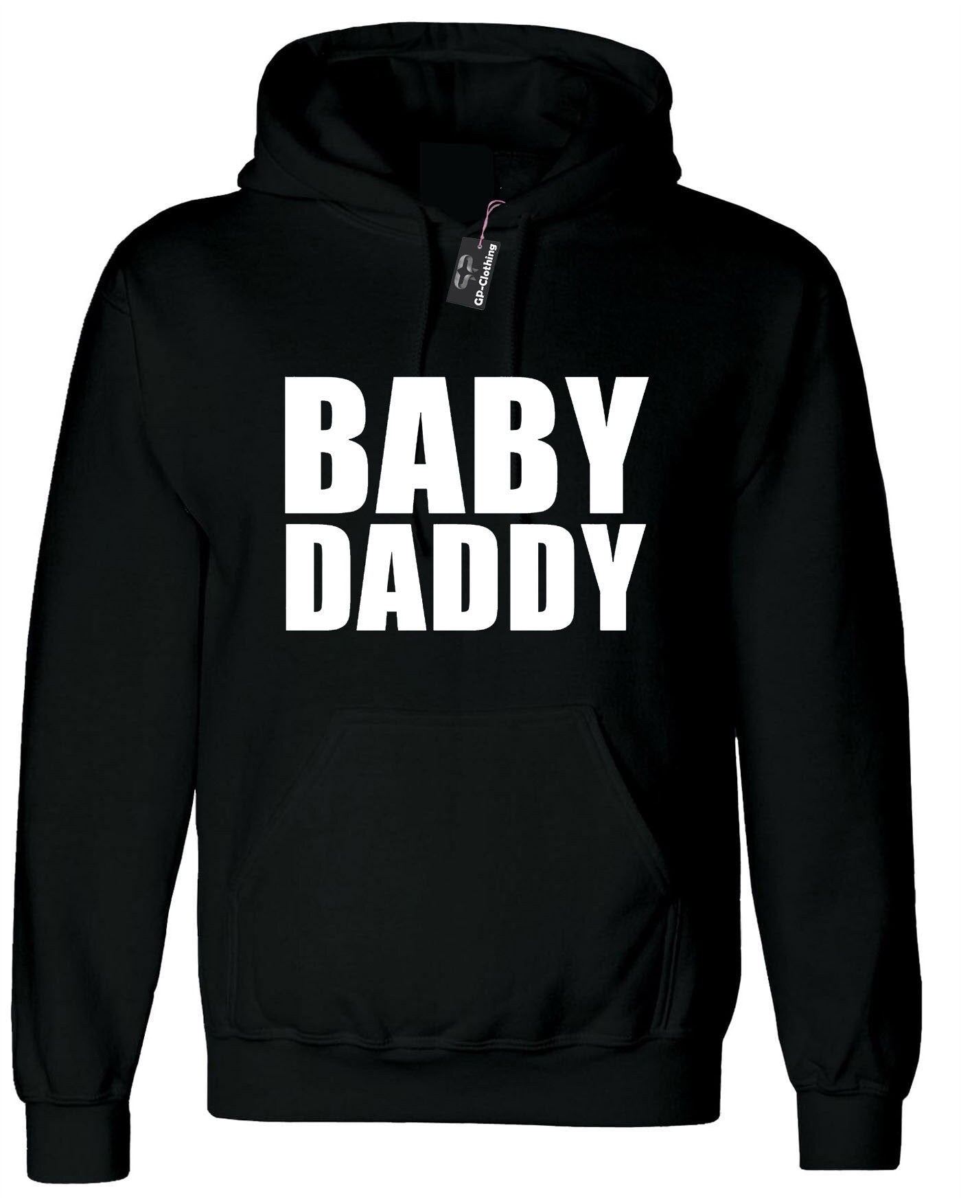 Baby daddy hoodie hoody hood hooded father to be new dad gift baby shower day mummy gift for father's day papa mens