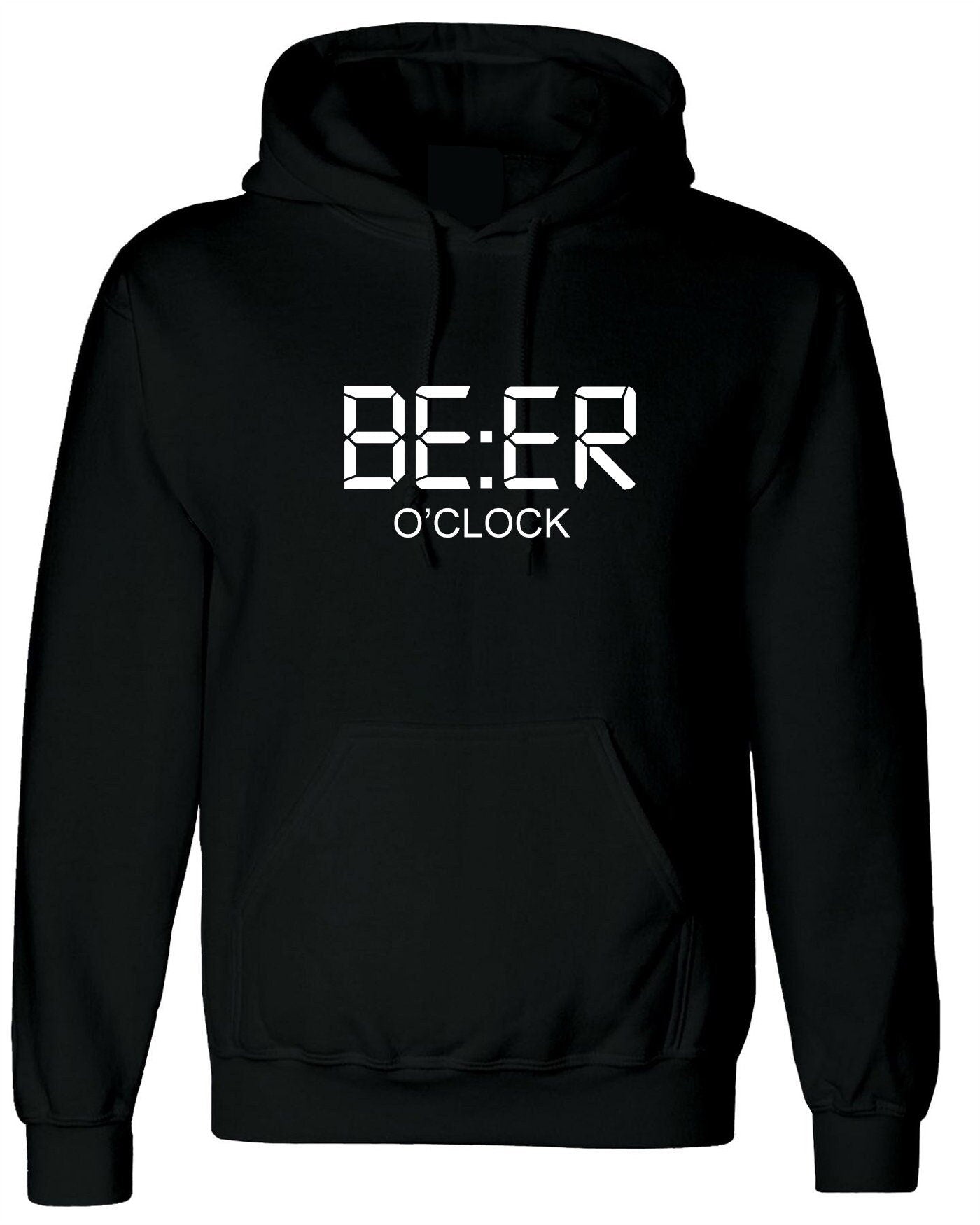 Beer o clock hoodie hoody hood hooded gift for beer lovers mens present birthday idea joke novelty funny unisex xmas