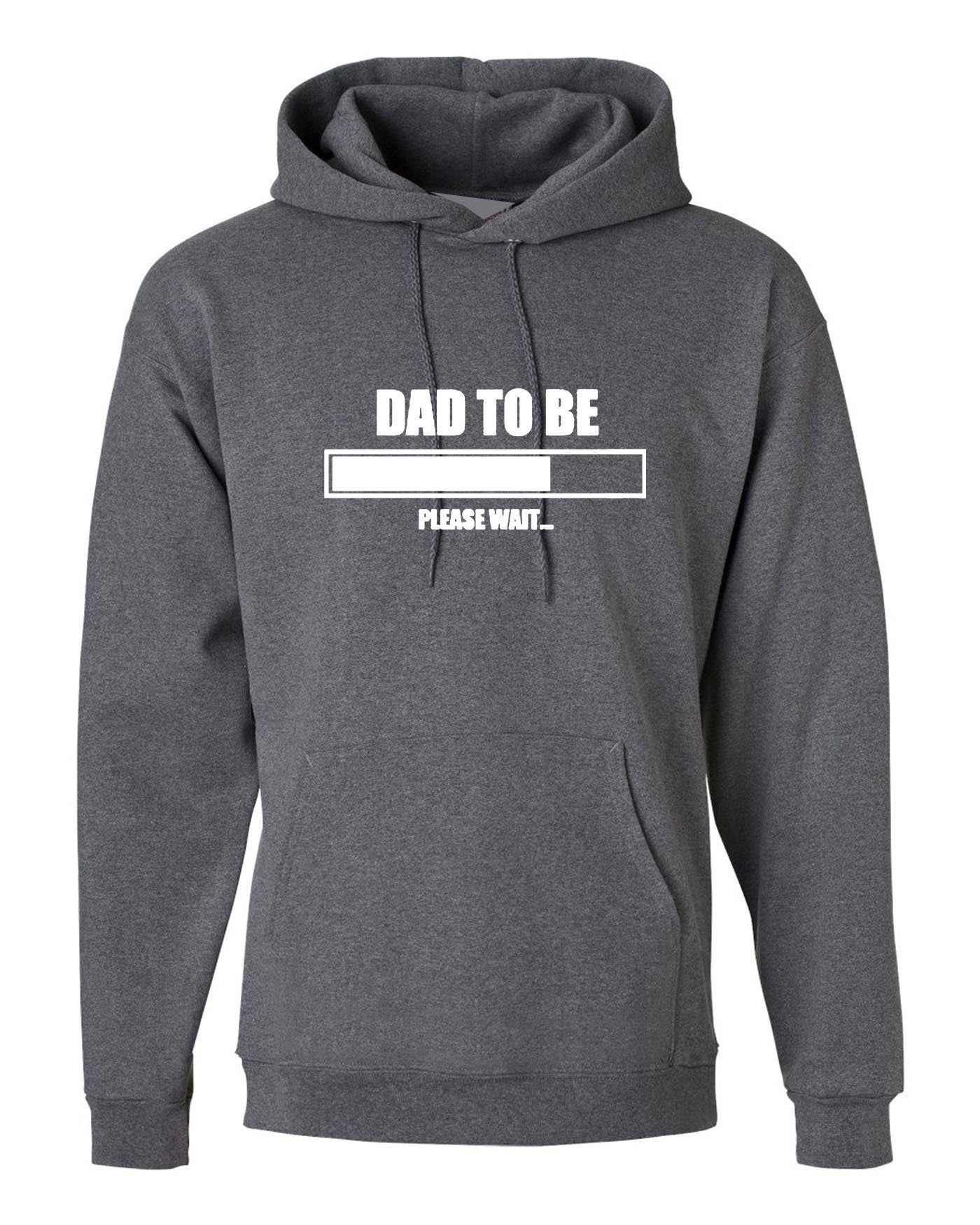 Dad to be hoodie hoody hood hooded expecting idea mens father top baby loading gift becoming dad pregnancny annoucement daddy