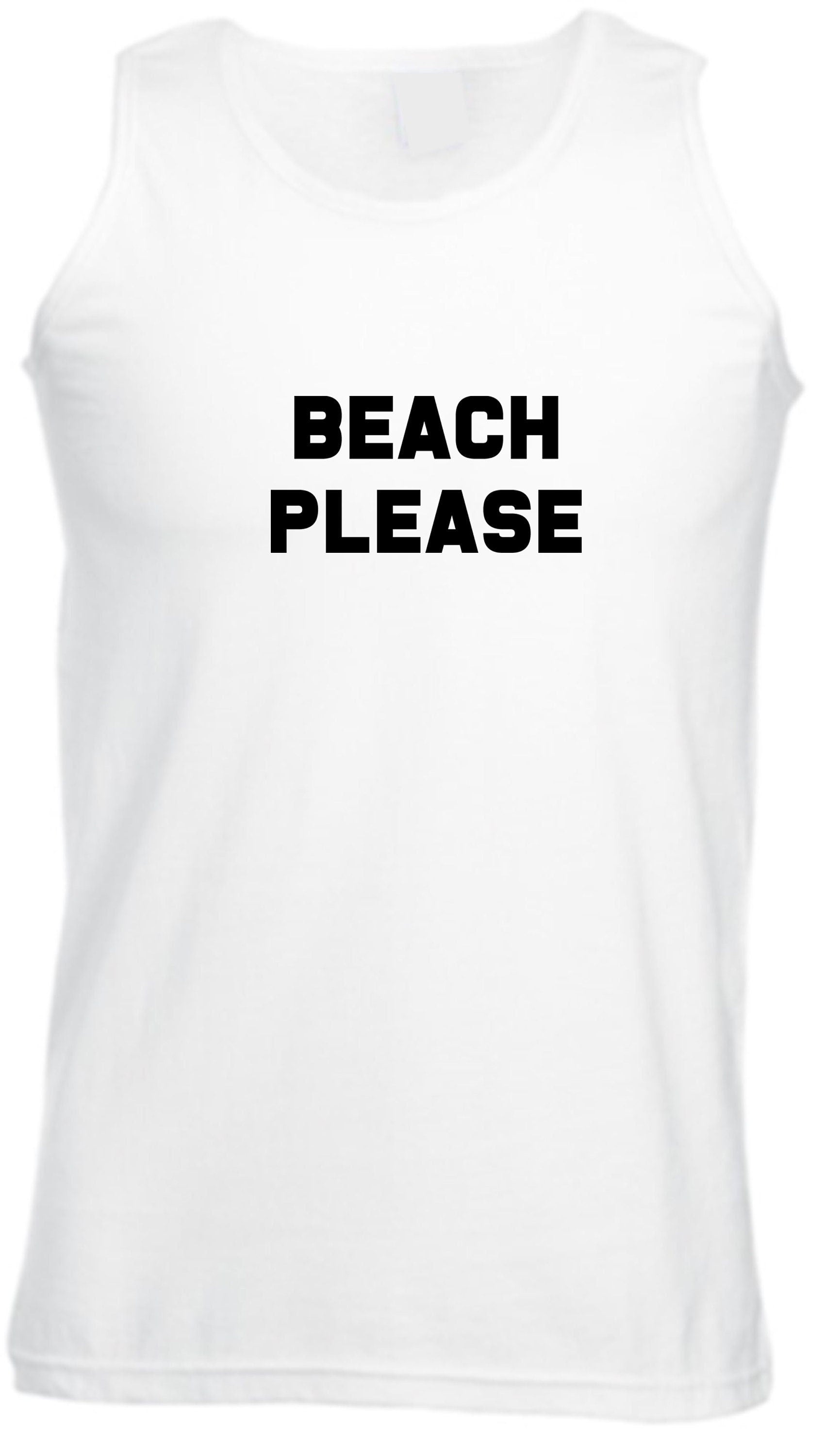 Beach please vest vests gym workout exercise yoga funny holiday summer tan festival parody tumblr indie top bit*ch please beach lover