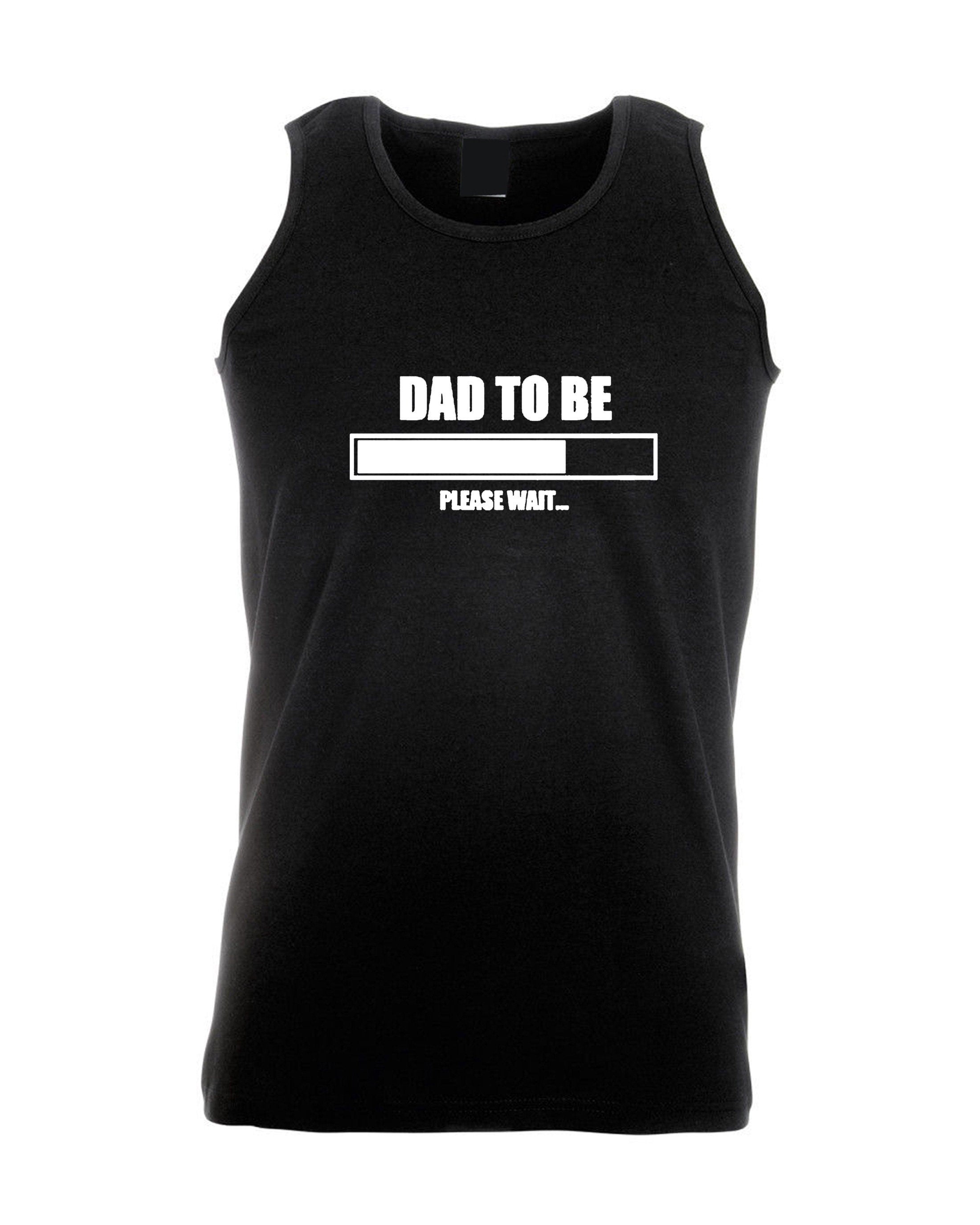 Dad to be vest vests gym workout exercise jogging expecting idea mens father top baby loading gift becoming dad pregnancny annoucement daddy