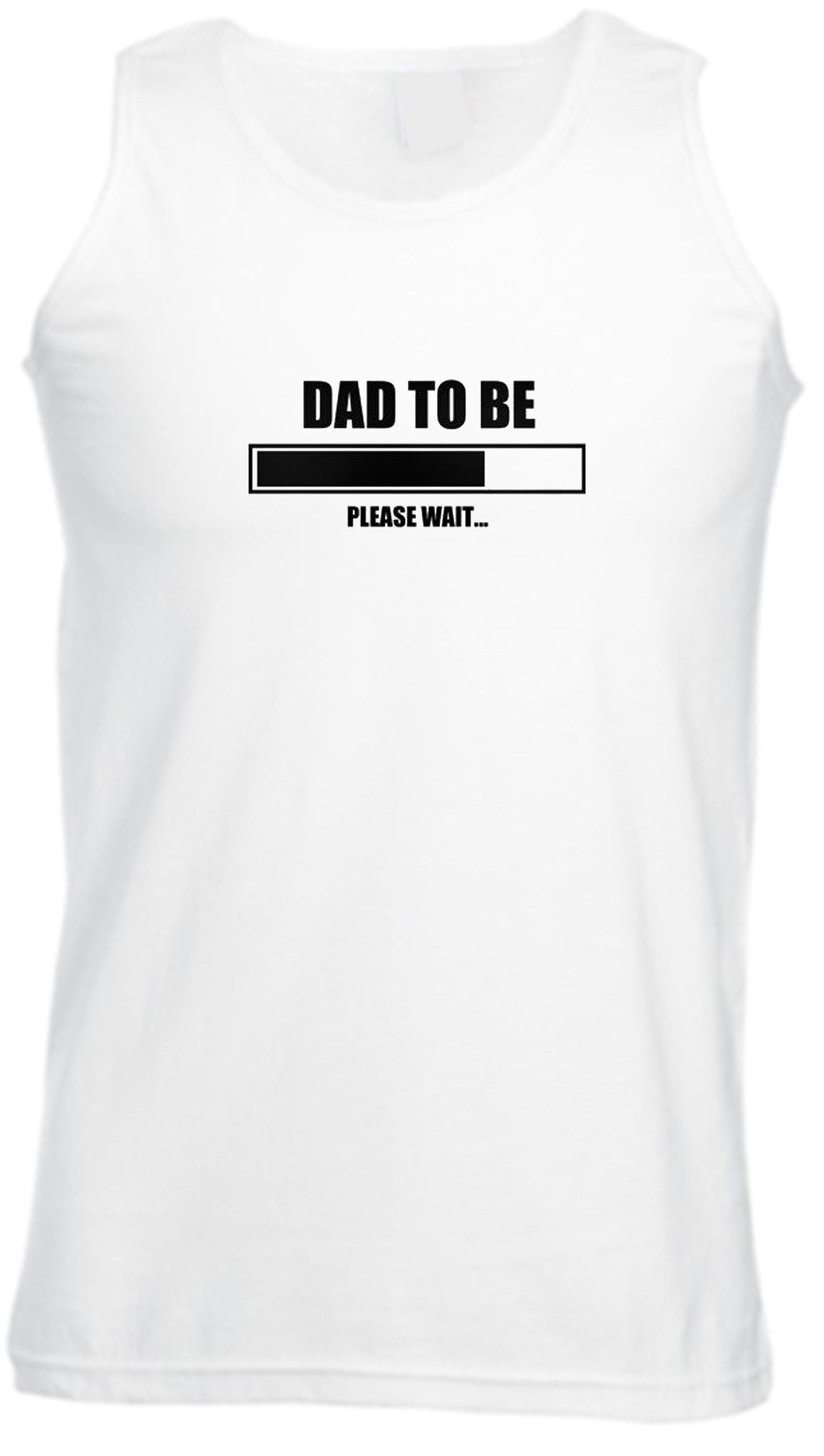 Dad to be vest vests gym workout exercise jogging expecting idea mens father top baby loading gift becoming dad pregnancny annoucement daddy