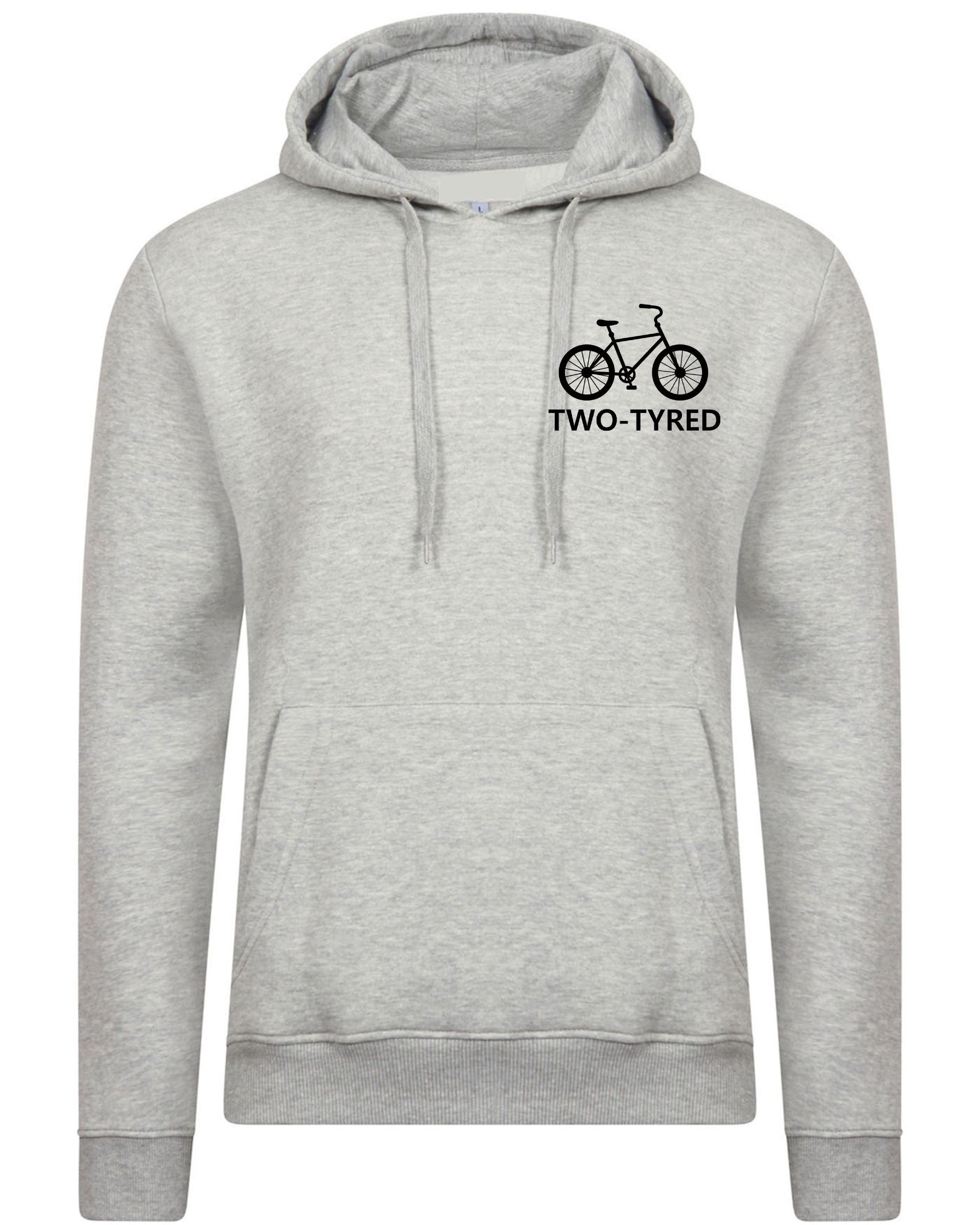 Two tyred hoodie hoody hood hooded too tired gift for mother's day ladies unisex cycle cycling lover father's day christmas present