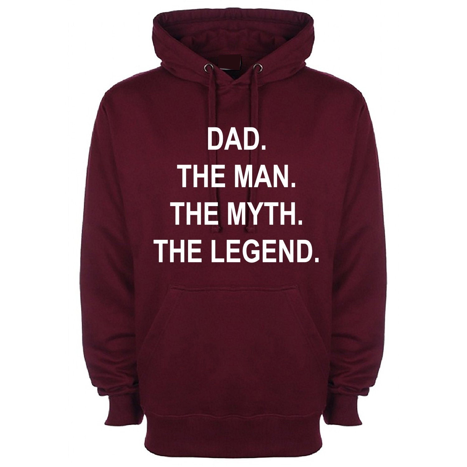 Dad the man the myth the legend hoodie hoody hood hooded mens funny joke gift present for father's day papa daddy mens gift