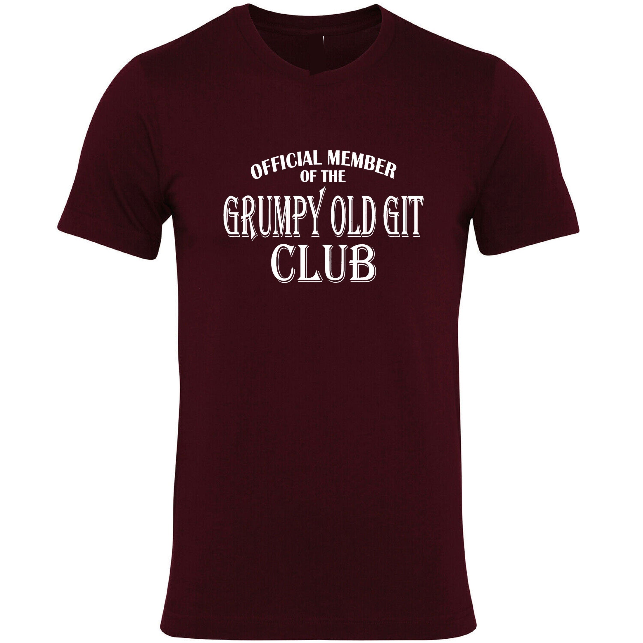 Official member of the grumpy old git club tshirt t-shirt t shirt tee shirt funny birthday gift present dad grandad father daddy papa